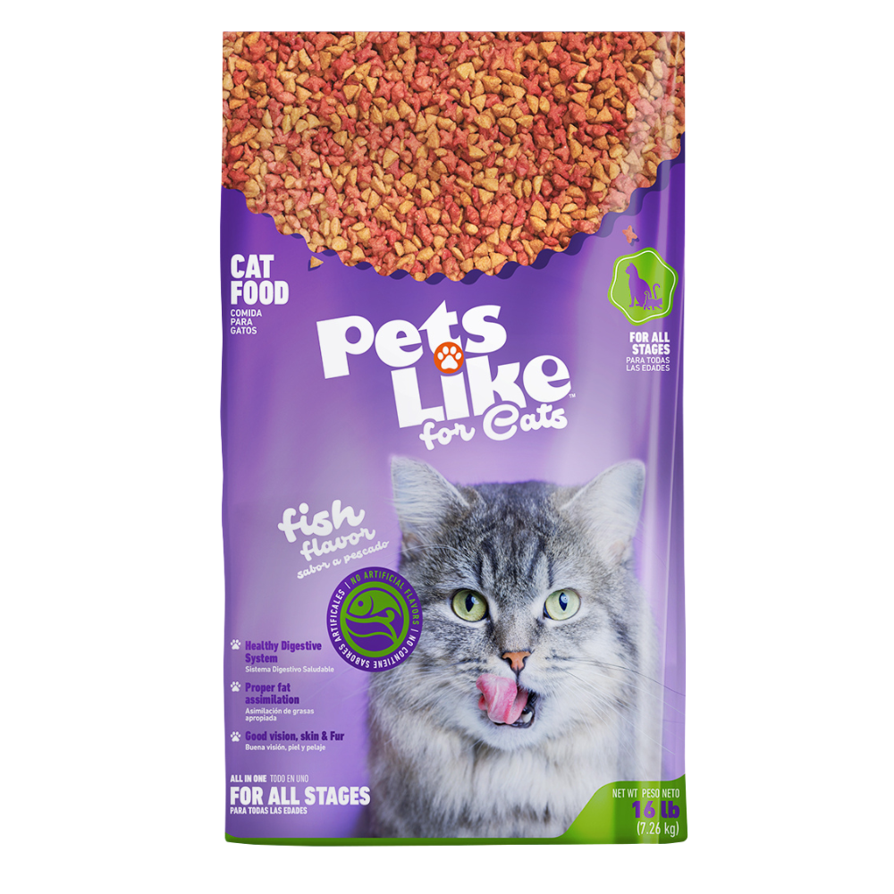 Pets Like Dry Cat Food (16 lb) DestGlow