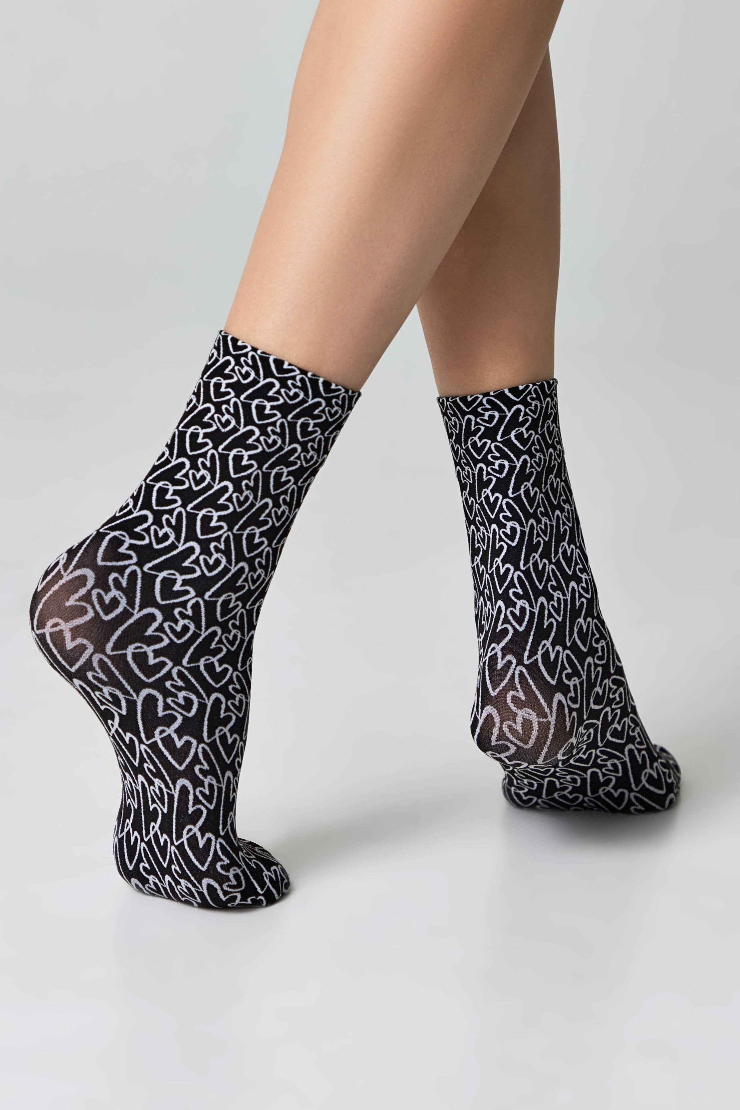 Dense Socks Conte Fantasy - "Love" Designs