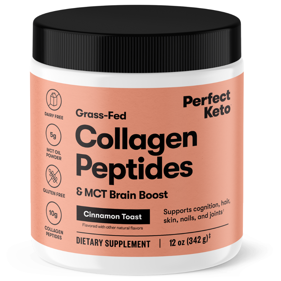 Grass-Fed Collagen Peptides & MCT Brain Boost by Perfect Keto