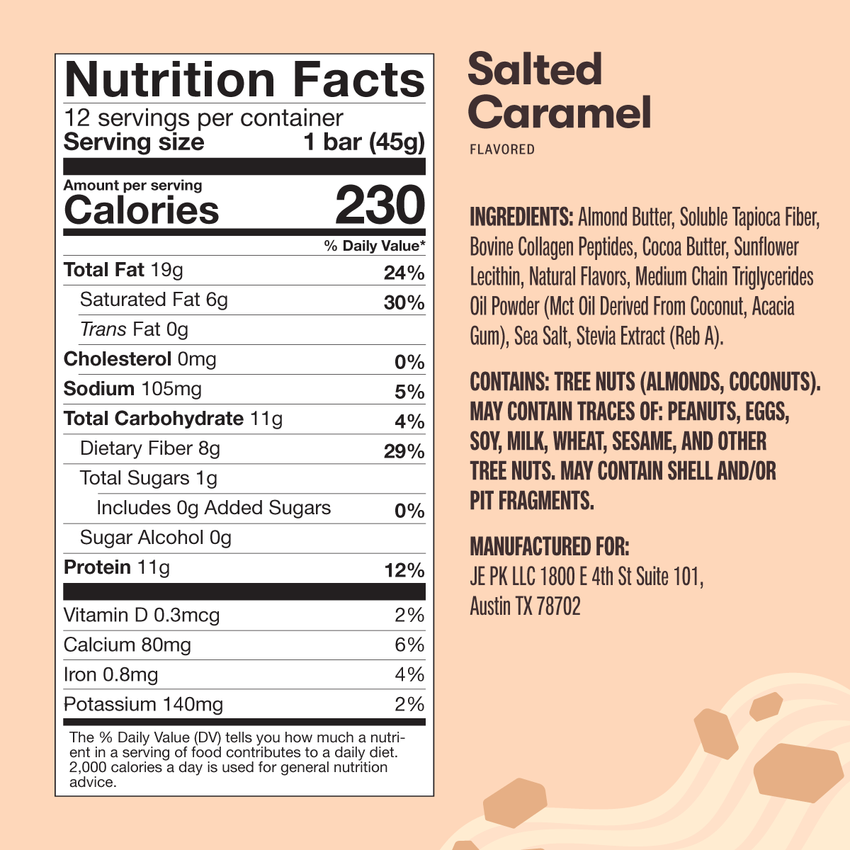 Collagen Protein Bars by Perfect Keto