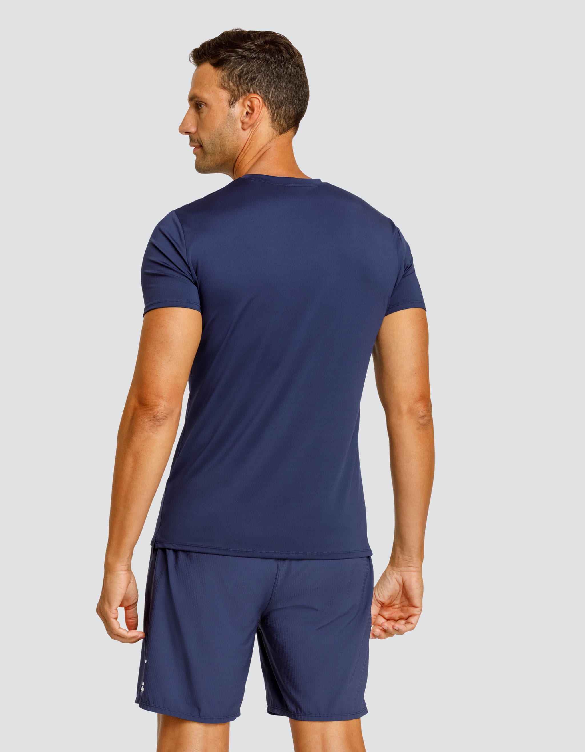 Ben Short Sleeve Top - Navy Blue DestGlow