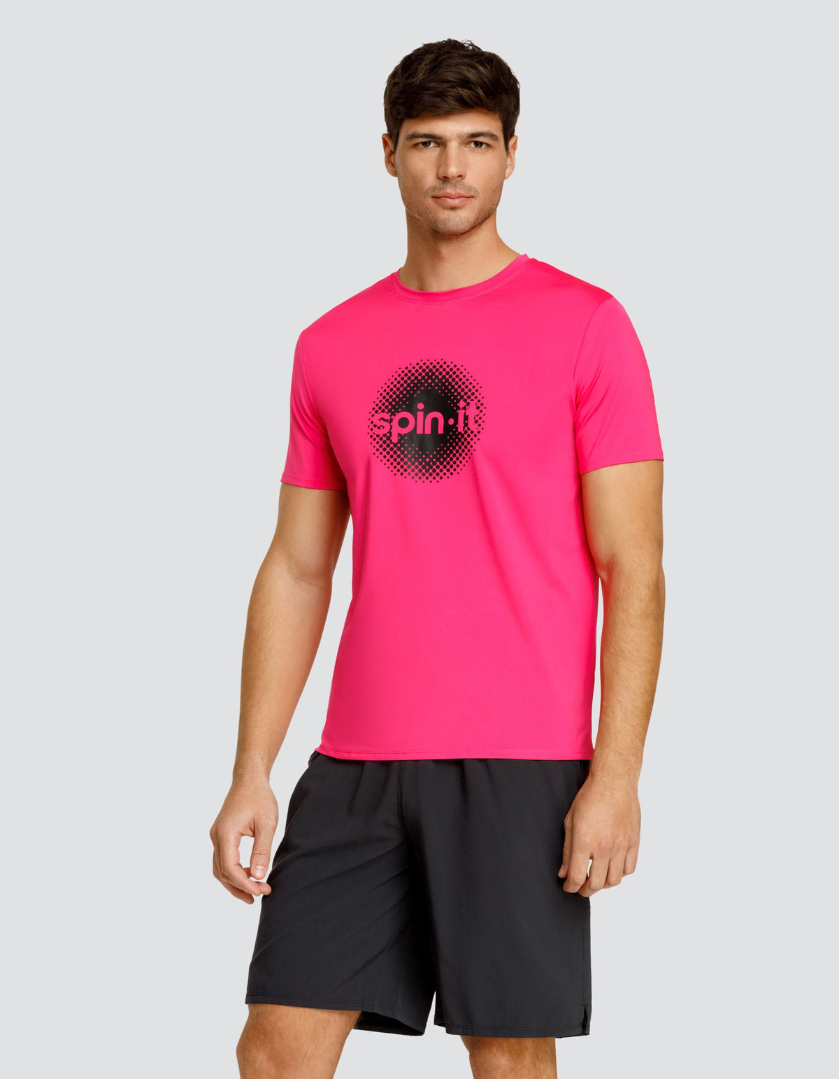 Ben Short Sleeve Top - Vivid Pink DestGlow
