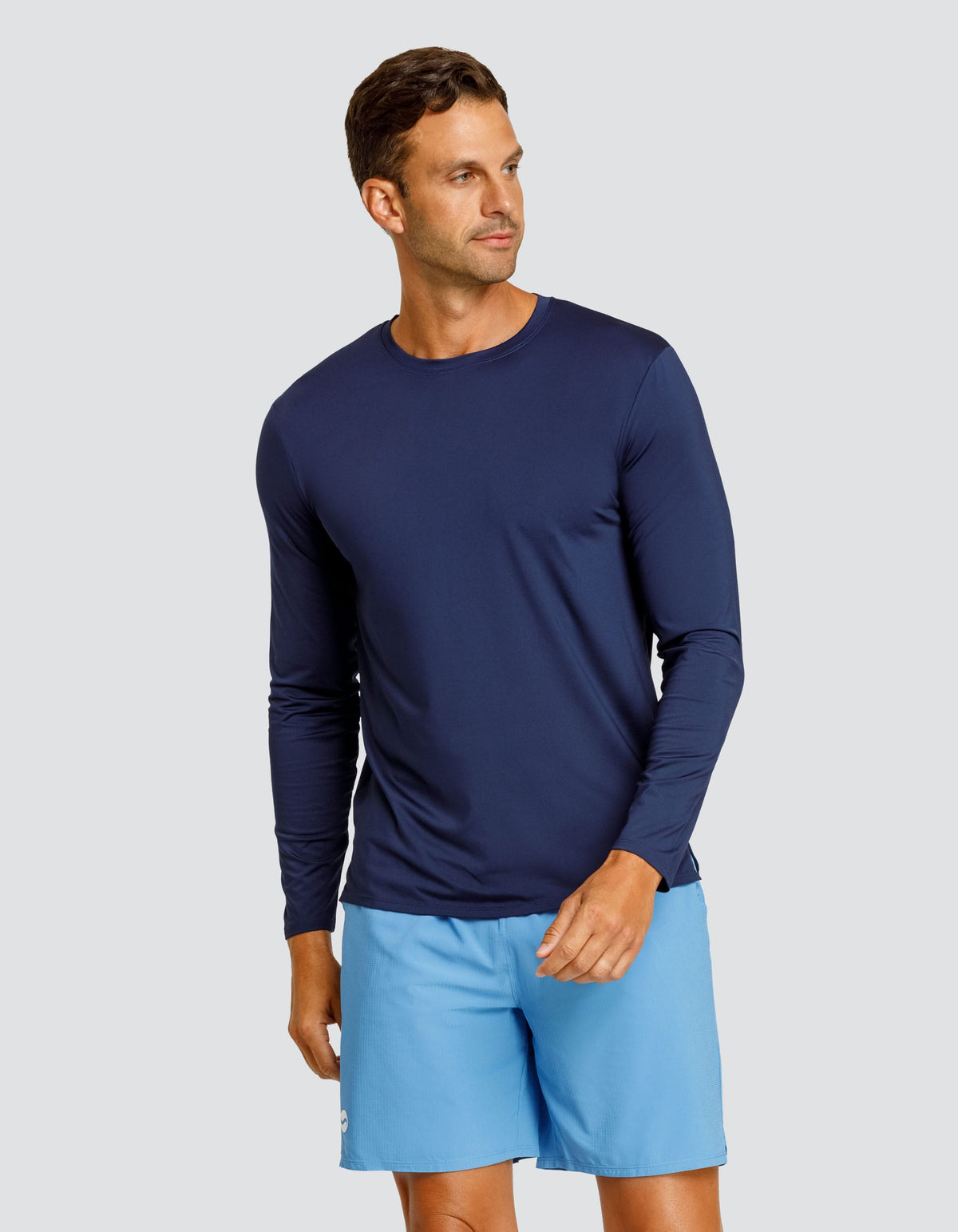 Henry Long Sleeve Top - Navy Blue DestGlow