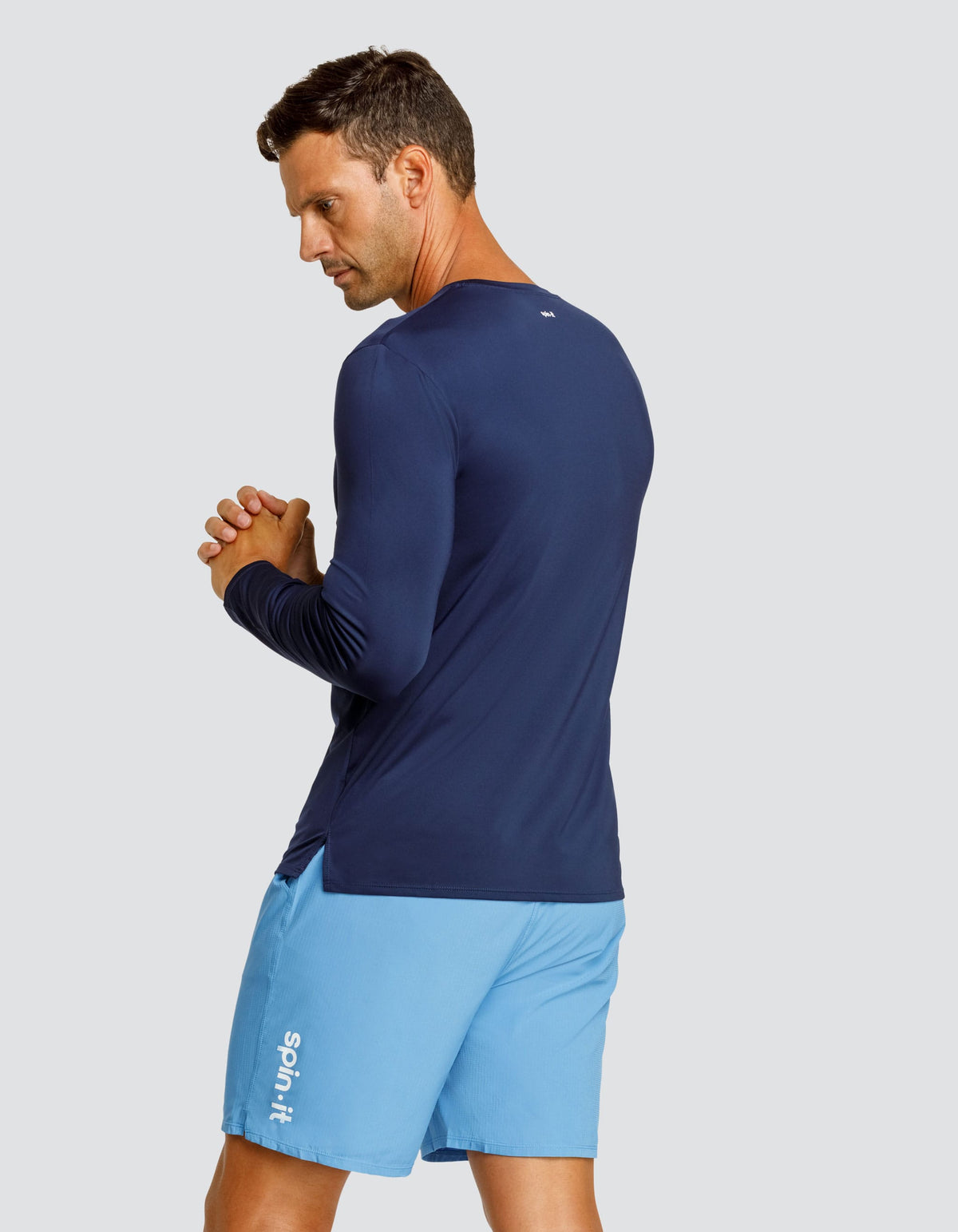 Henry Long Sleeve Top - Navy Blue DestGlow