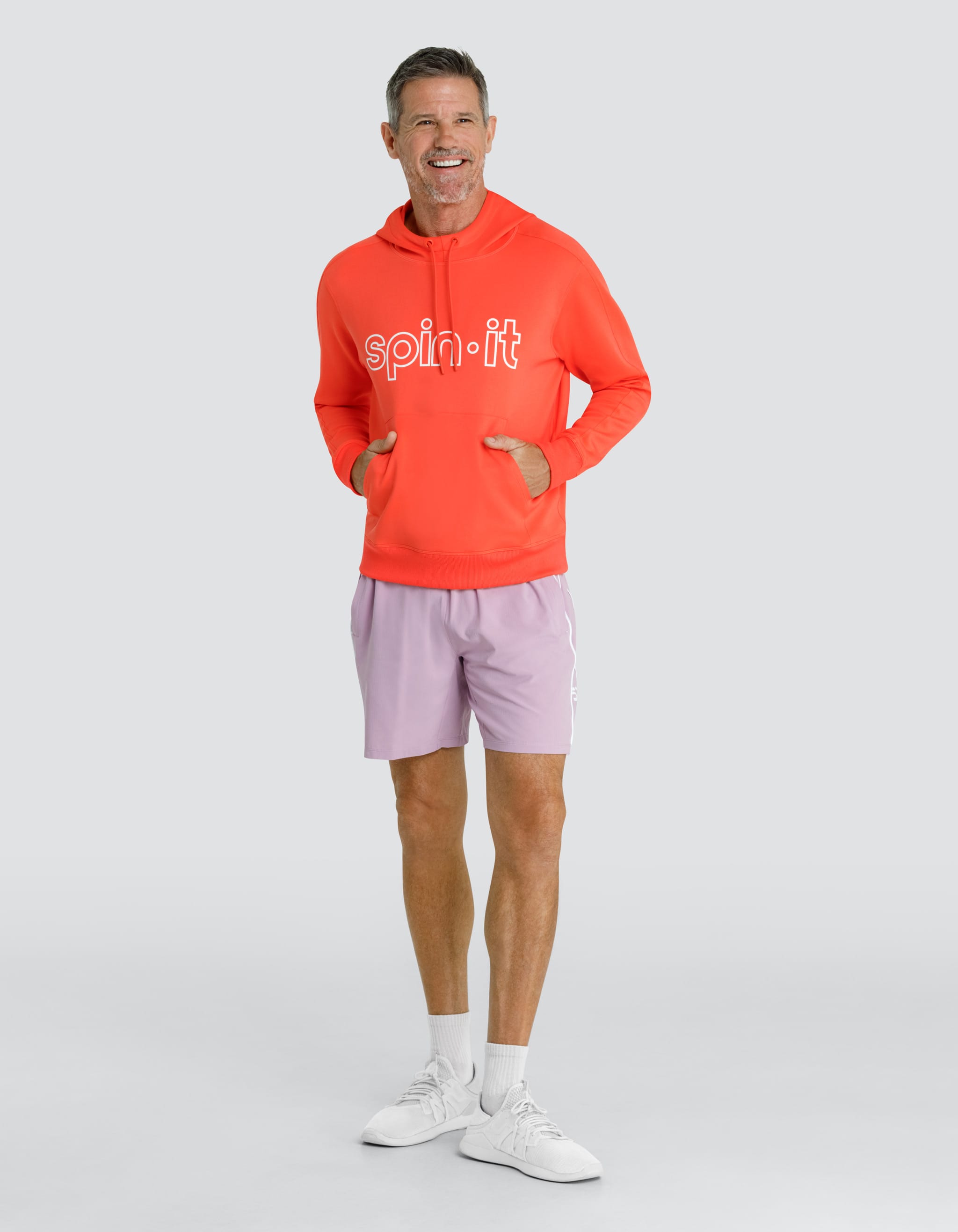 Vader Hooded Sweatshirt - Hot Coral DestGlow
