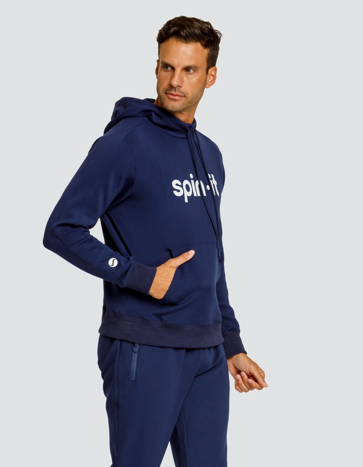 Vader Hooded Sweatshirt - Navy Blue DestGlow