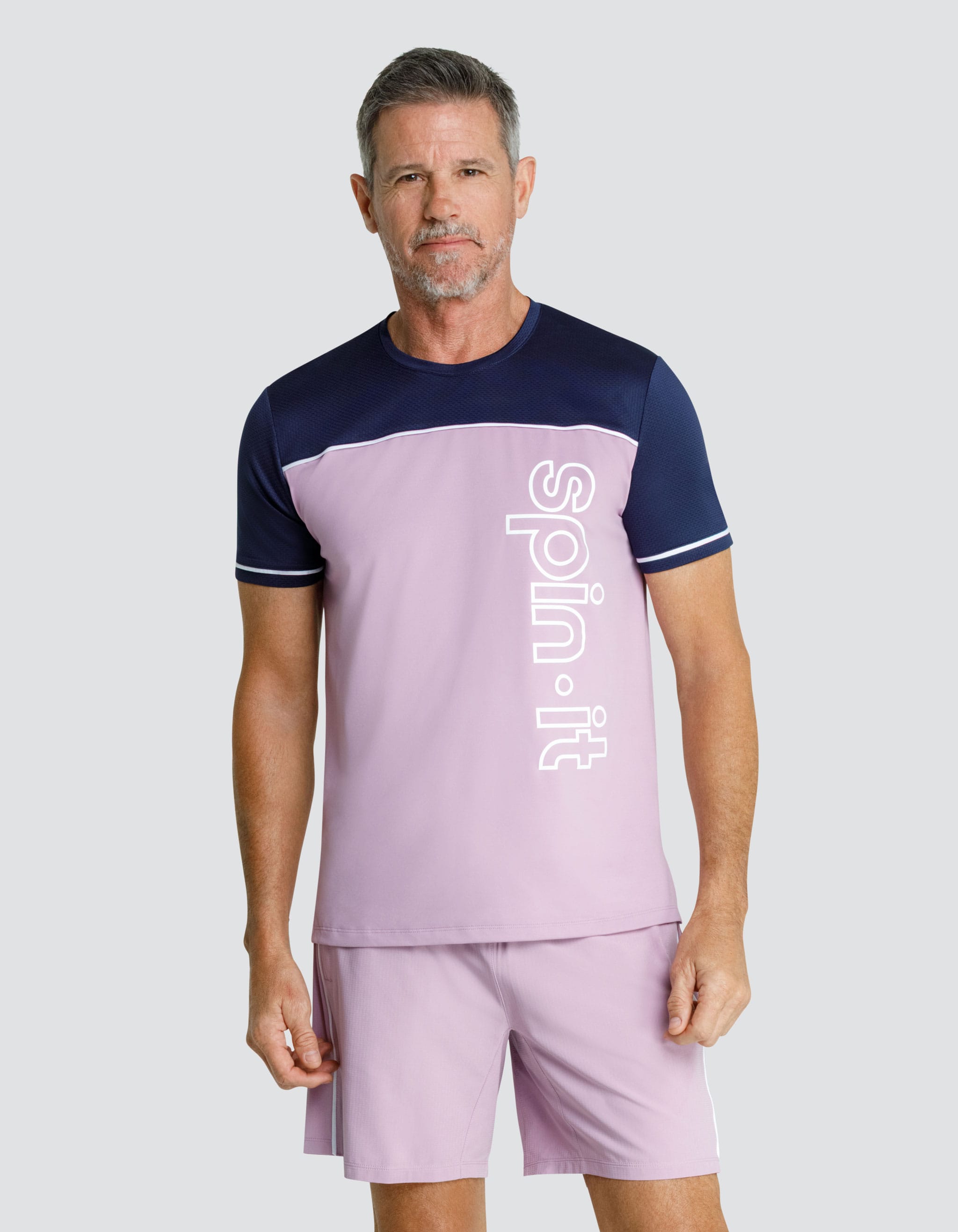 Lionel Short Sleeve Top - Lavender Mist DestGlow