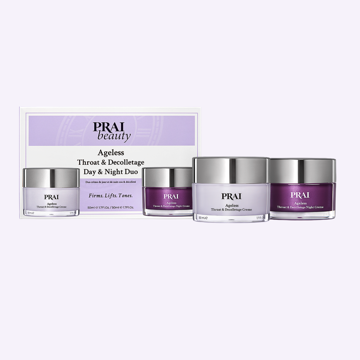 Ageless Throat & Decolletage Day & Night Set DestGlow