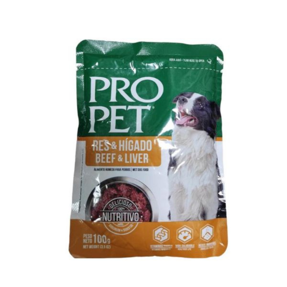 Pro Pet Beef & Liver Pouch (3.5 oz / 100 g) DestGlow