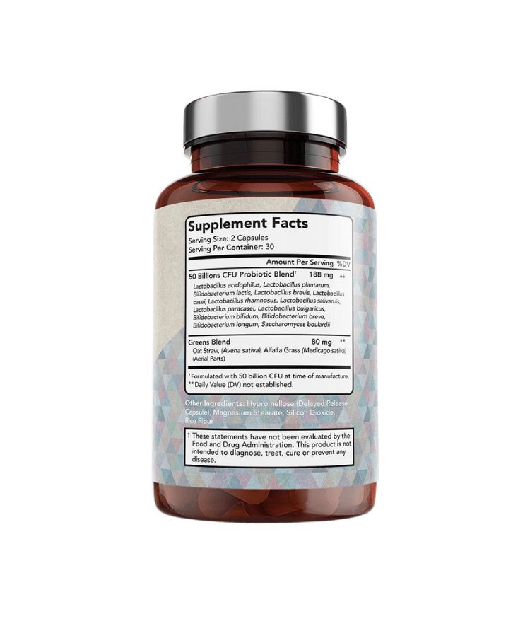 Pro-50 Probiotic - 50 Billion CFU with 13 Strains for Digestive & Immune Health - DestGlow