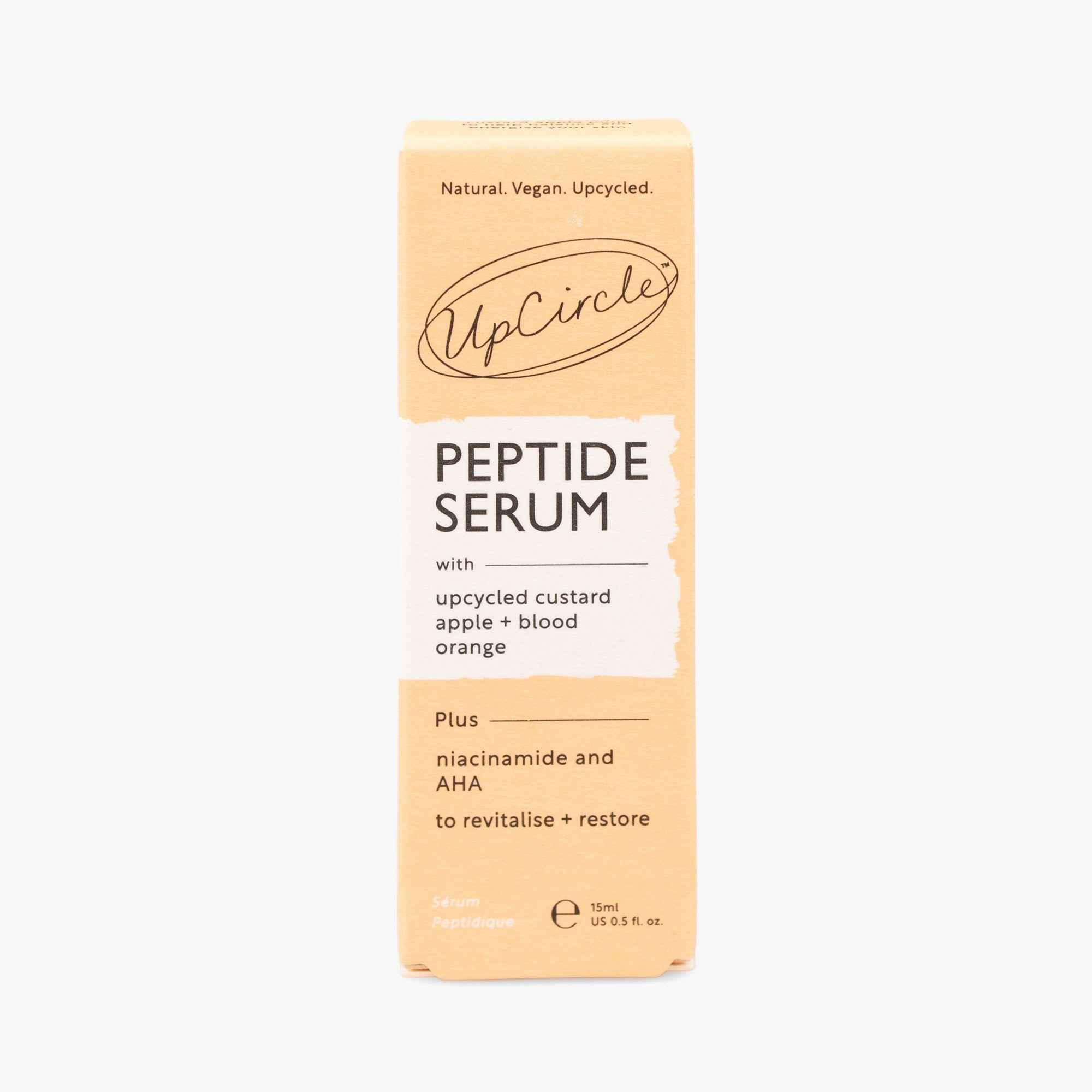 Peptide Serum with Custard Apple + Blood Orange - Travel Size by UpCircle