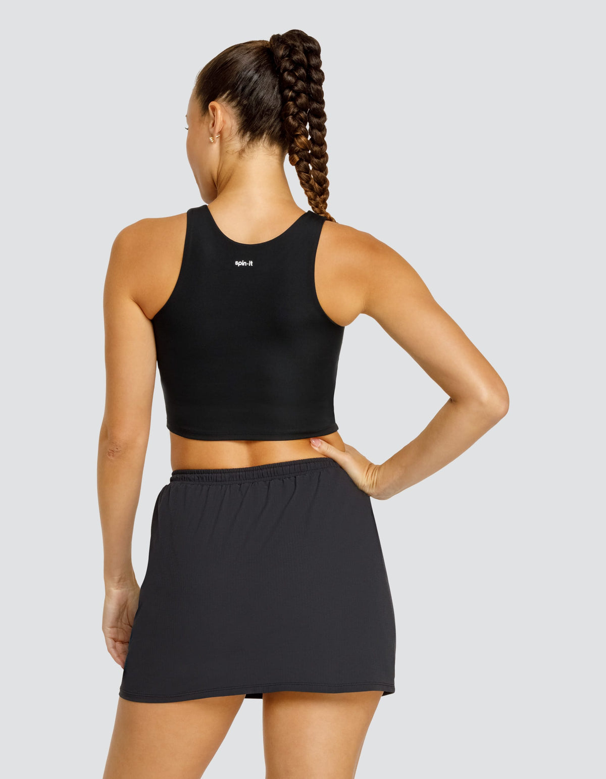 Claud Longline Sports Bra - Onyx Black DestGlow