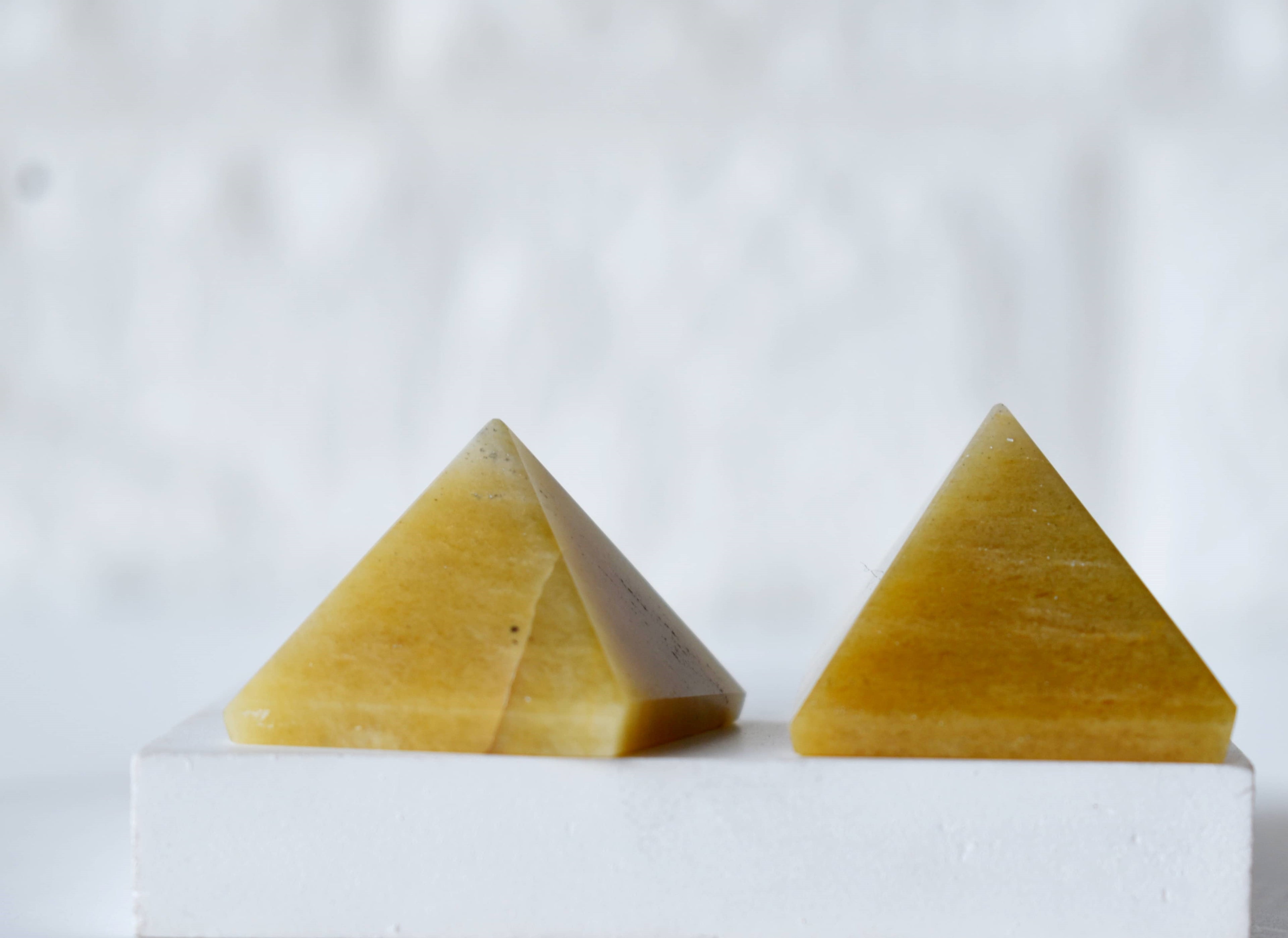 Yellow Aventurine Pyramids (Power and Weight Control) DestGlow