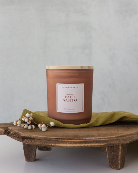 Palo Santo - The Classic Soy Wax Candle by Fig & Grove
