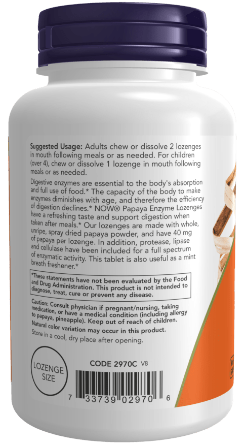 Chewable Papaya Enzymes by Country Life Natural Foods