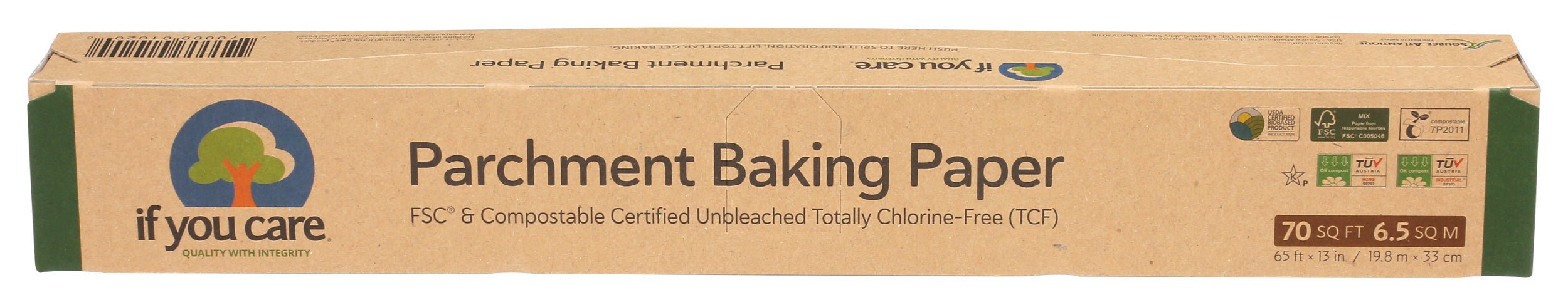 Parchment Paper, Natural, Single Box, 70 sqft by Country Life Natural Foods
