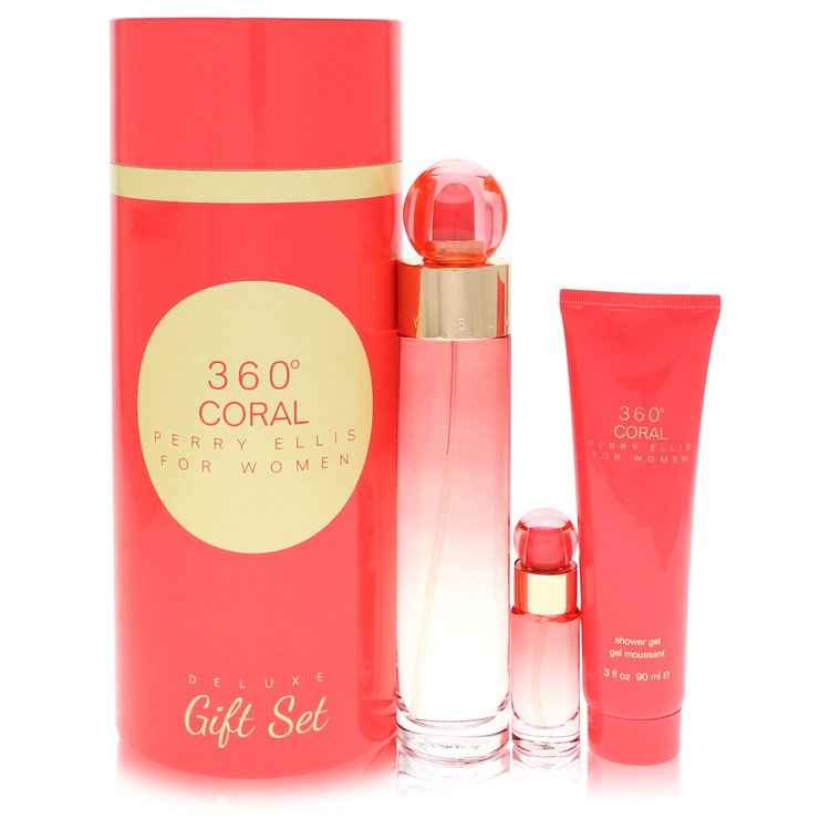 Perry Ellis 360 Coral by Perry Ellis Body Mist 8 oz for Women