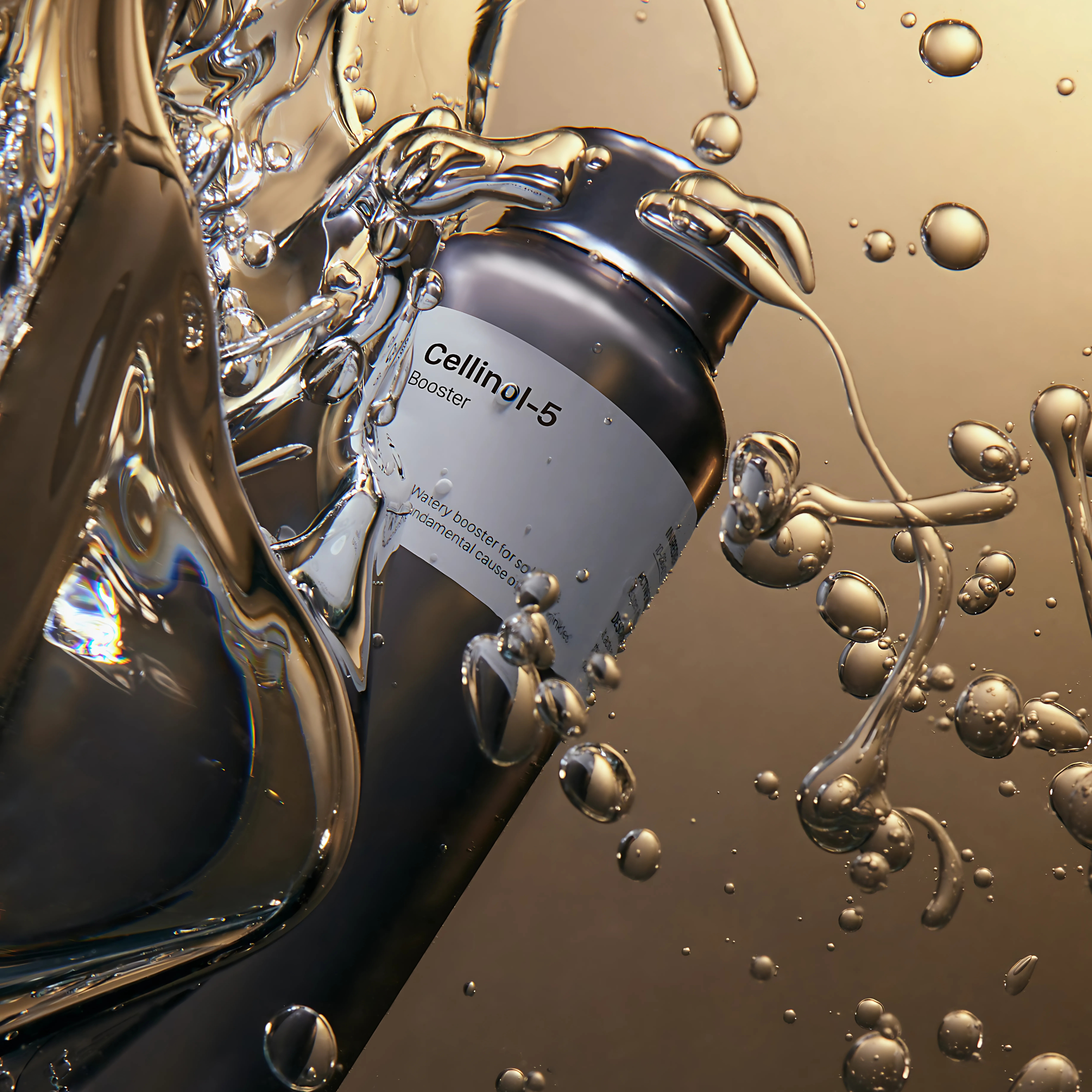 PERCENT SCIENCE Cellinol-5 Booster Skin Essence 4.7 Oz.- Patented Anti-Wrinkle & Lifting Complex with Brightening Effects