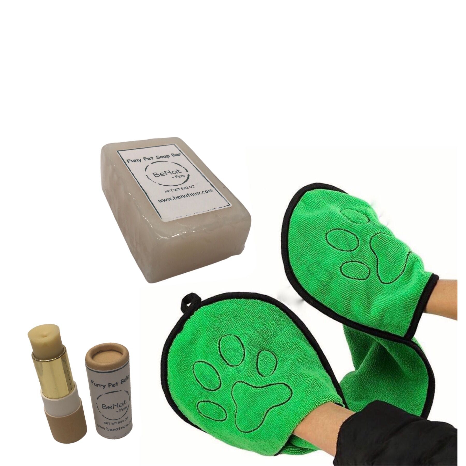BeNat Pets. 3-Pack Pet Grooming Bundle. - DestGlow