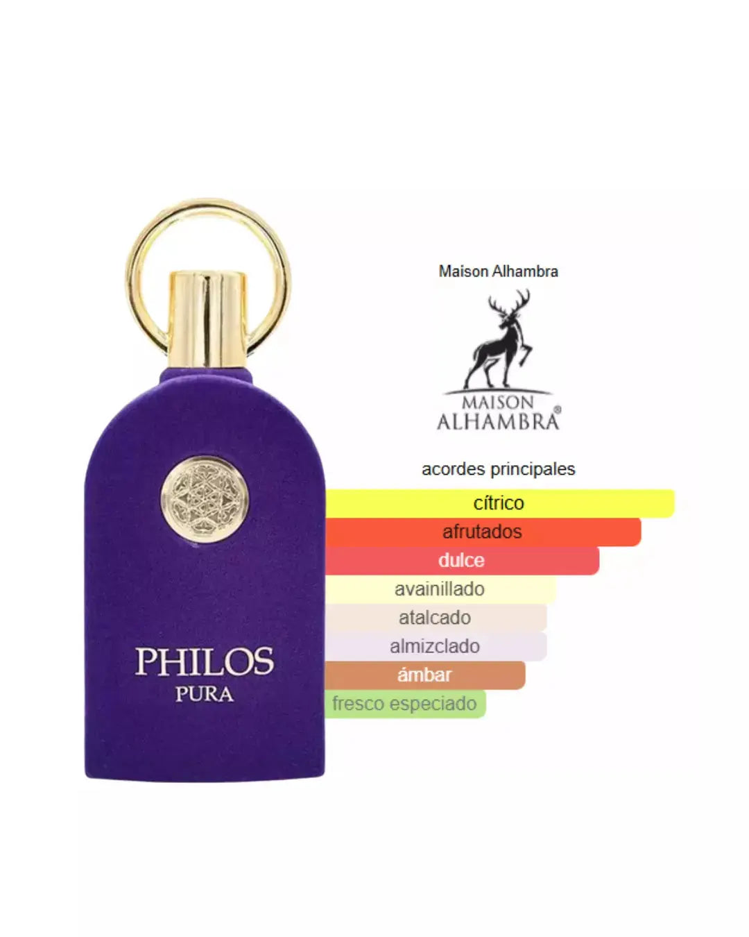 Philos Pura By Maison Alhambra Unisex EDP 3.4oz Spray