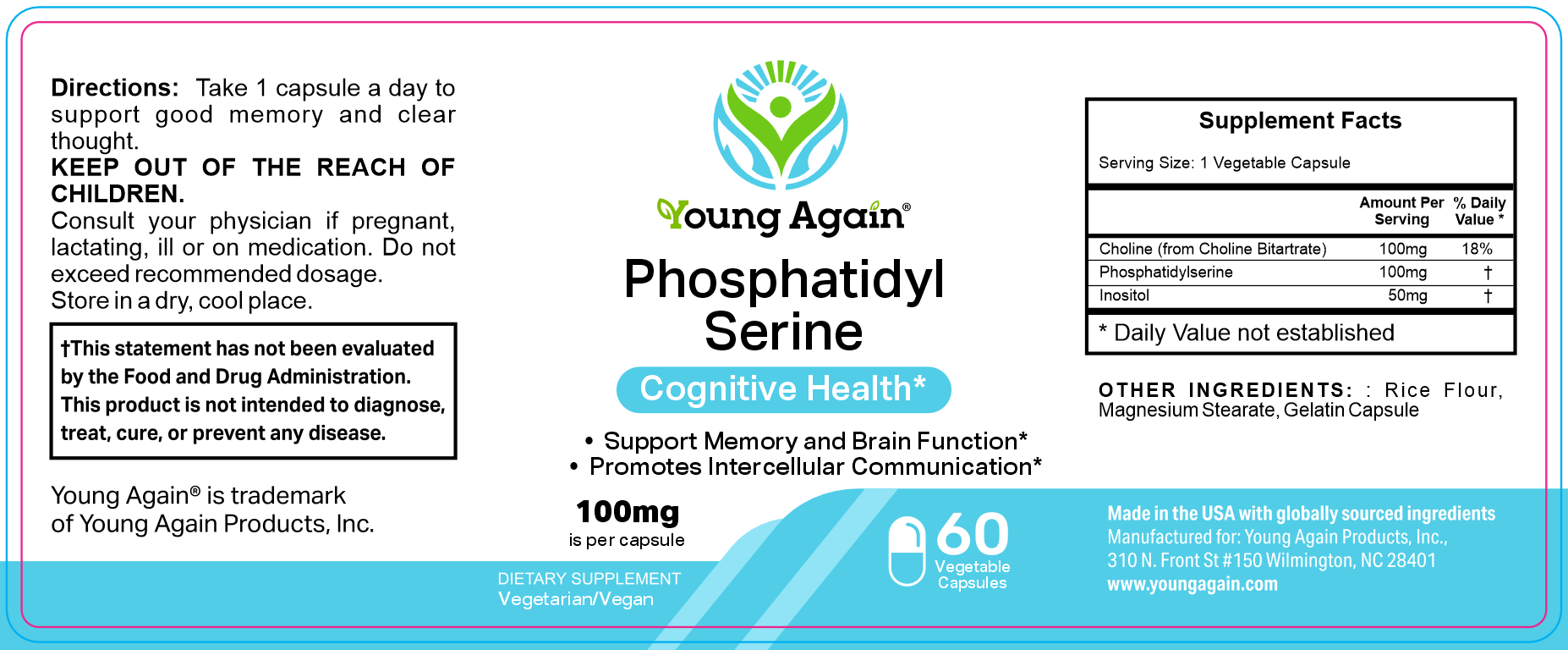 PS (Phosphatidyl Serine) - Brain Supplement by Young Again