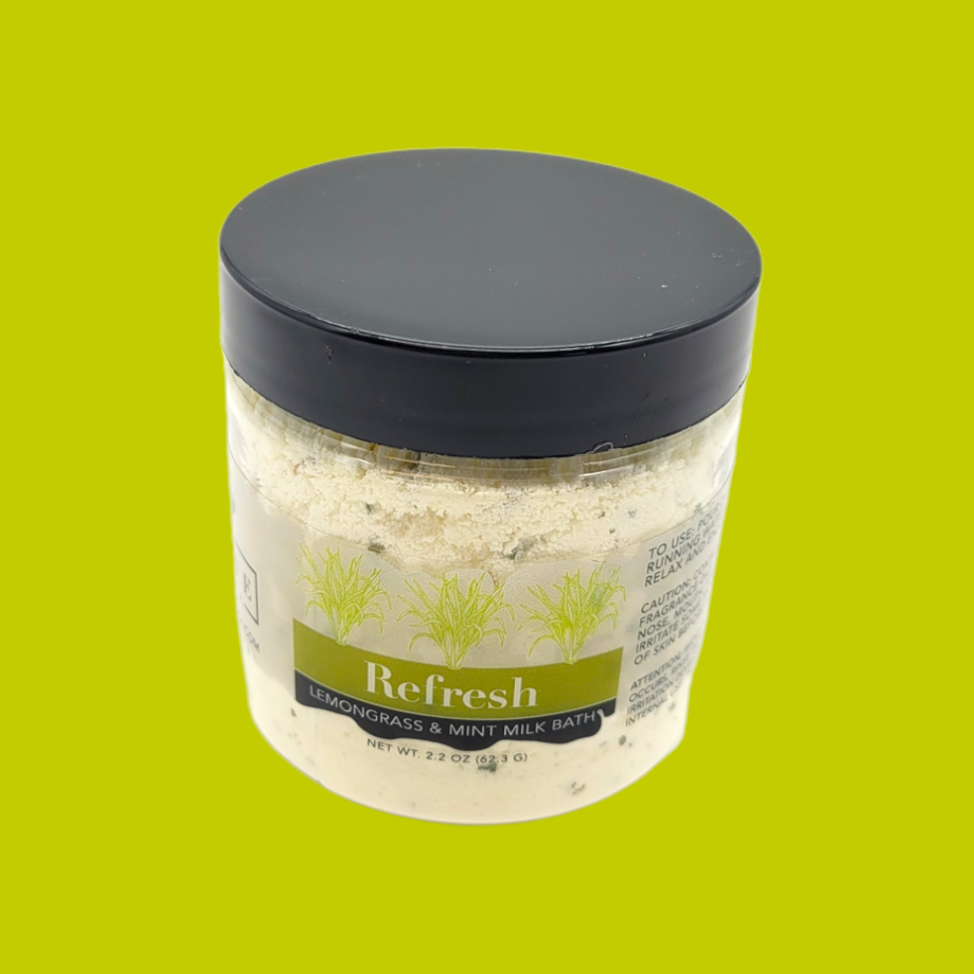 Milk Bath - Refresh (Lemongrass & Mint) Mini
