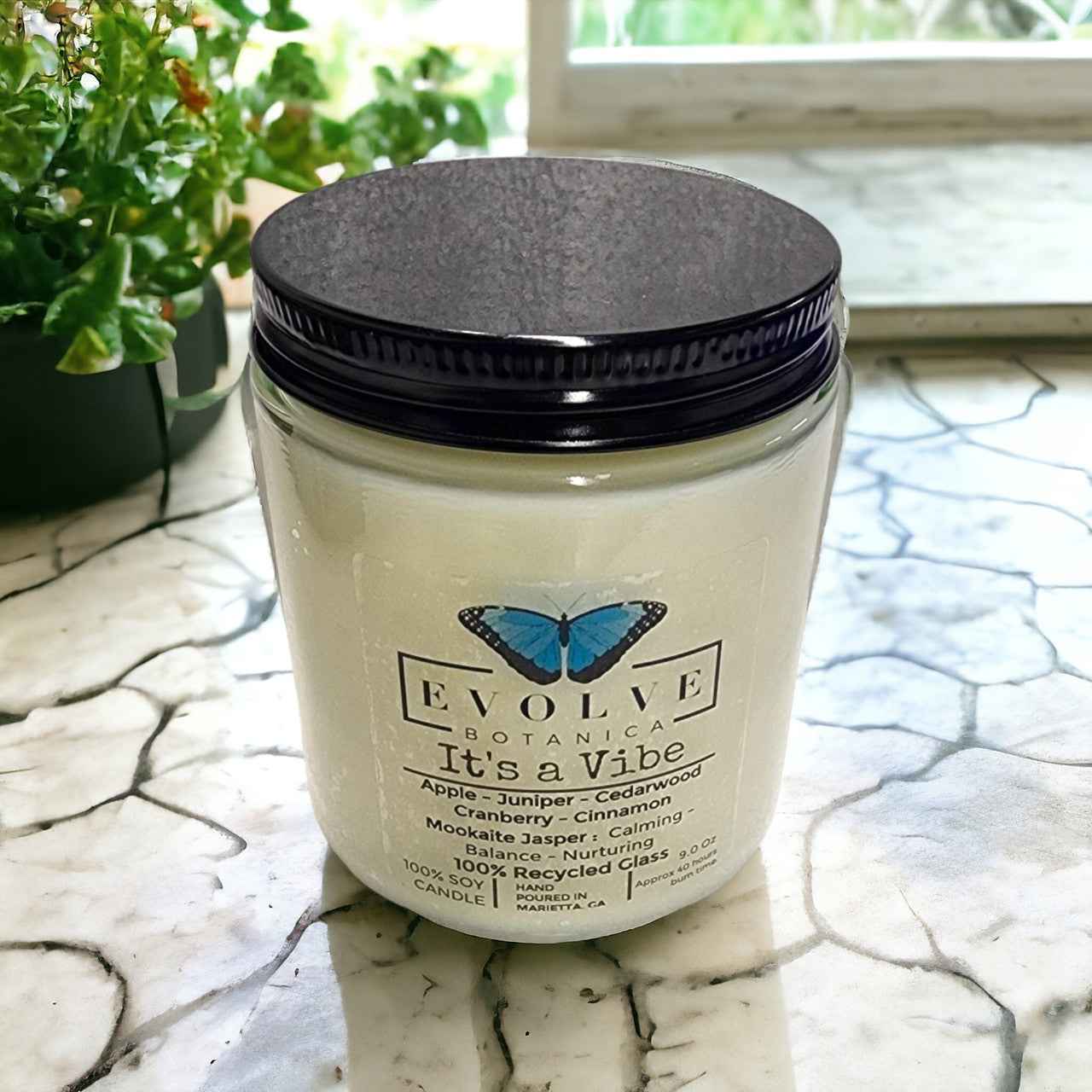 Classic 9oz Jam Jar Crystal Soy Candle - It&