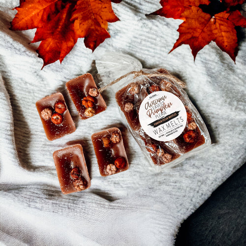 Pumpkin Pecan Waffles Scented Candle - Fall Breakfast Fragrance