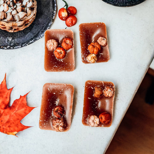 Pumpkin Pecan Waffles Scented Candle - Fall Breakfast Fragrance
