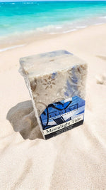Moonlight Tide Salt Bar - Ozone & Sandalwood Sea Salt Exfoliating Soap