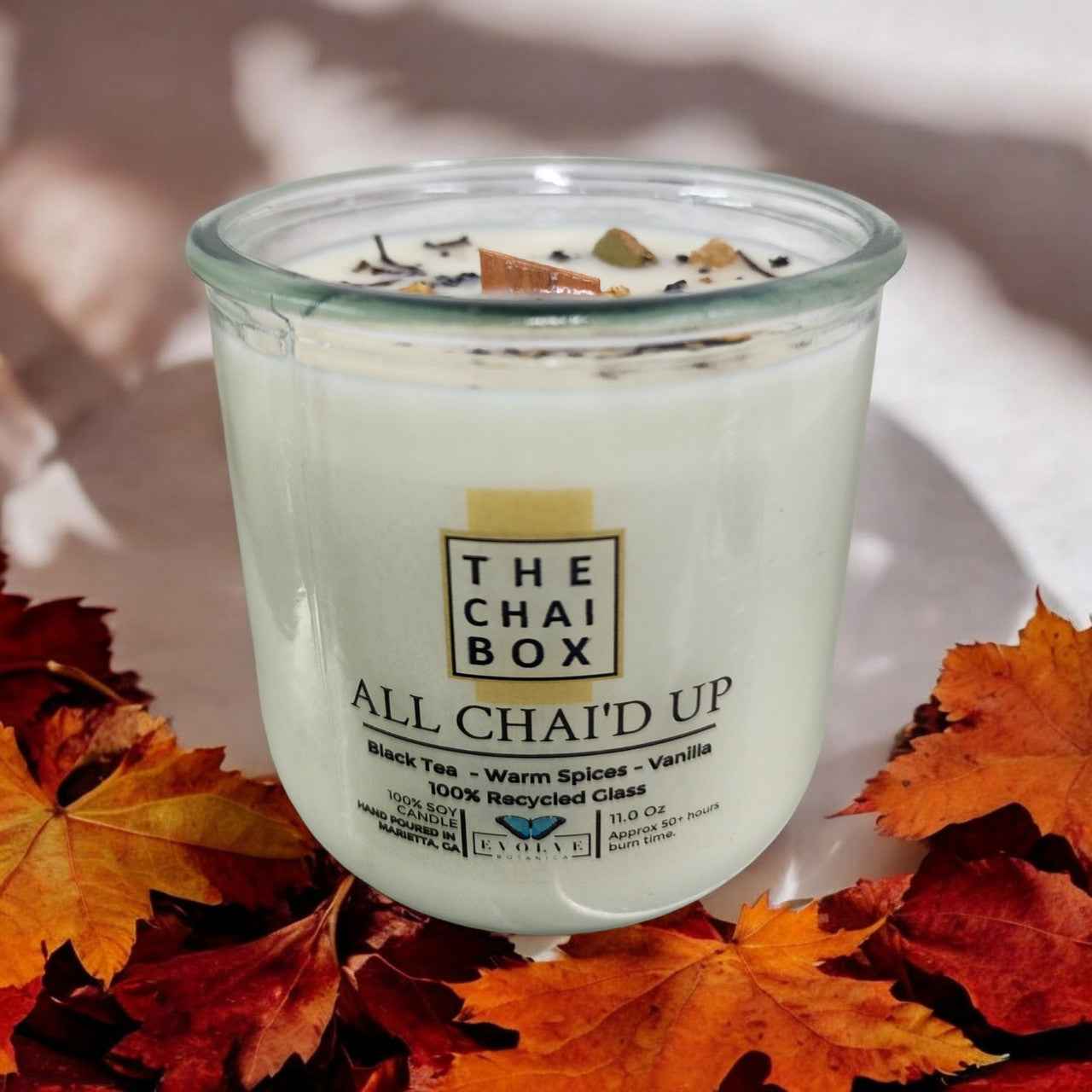 Rocks Candle - Chai (Wood Wick Gemstone Soy Candle)