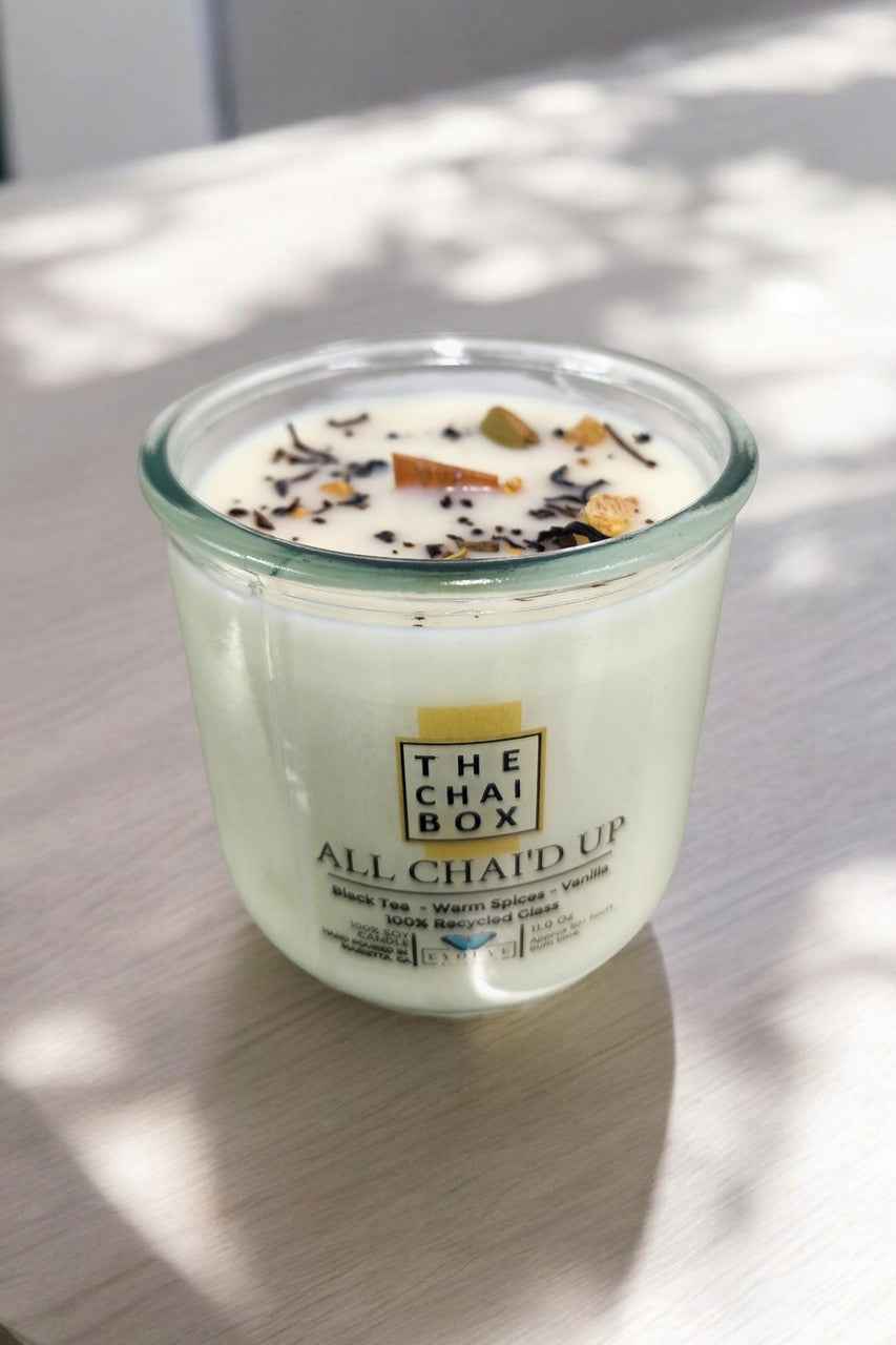 Rocks Candle - Chai (Wood Wick Gemstone Soy Candle)