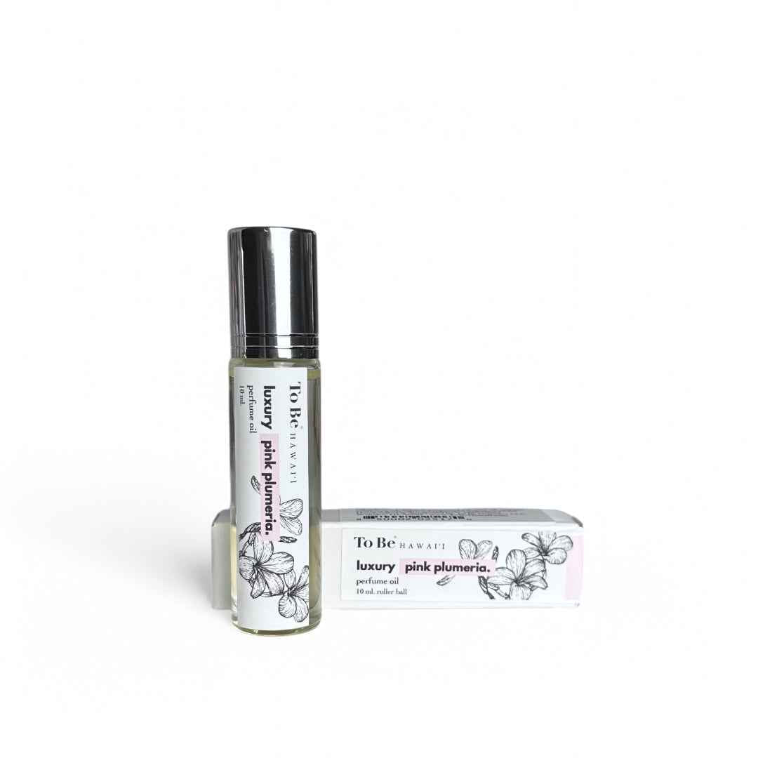 Pink Plumeria Luxury Perfume Roller