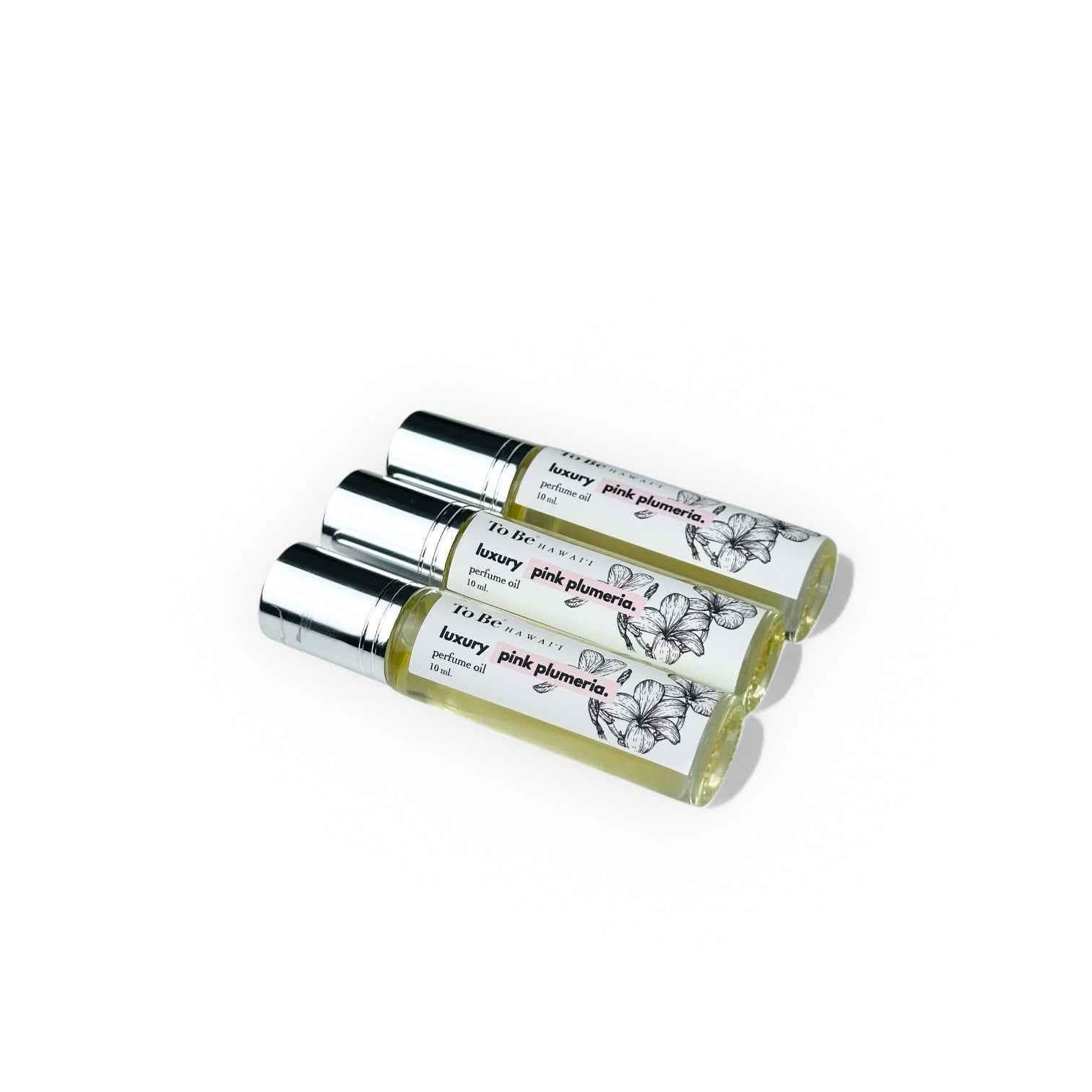 Pink Plumeria Luxury Perfume Roller