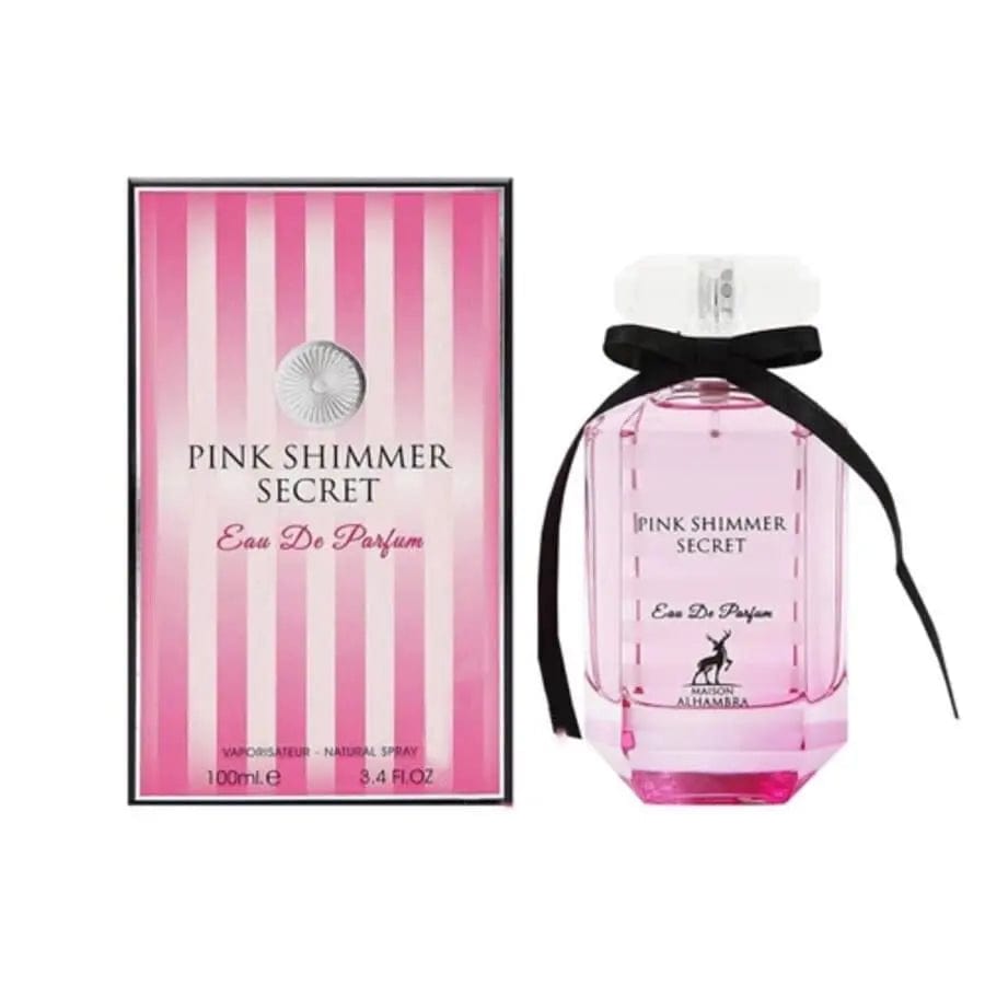 Pink Shimmer Secret By Maison Alhambra For Women 3.4 oz EDP Spray by perfumesandrea
