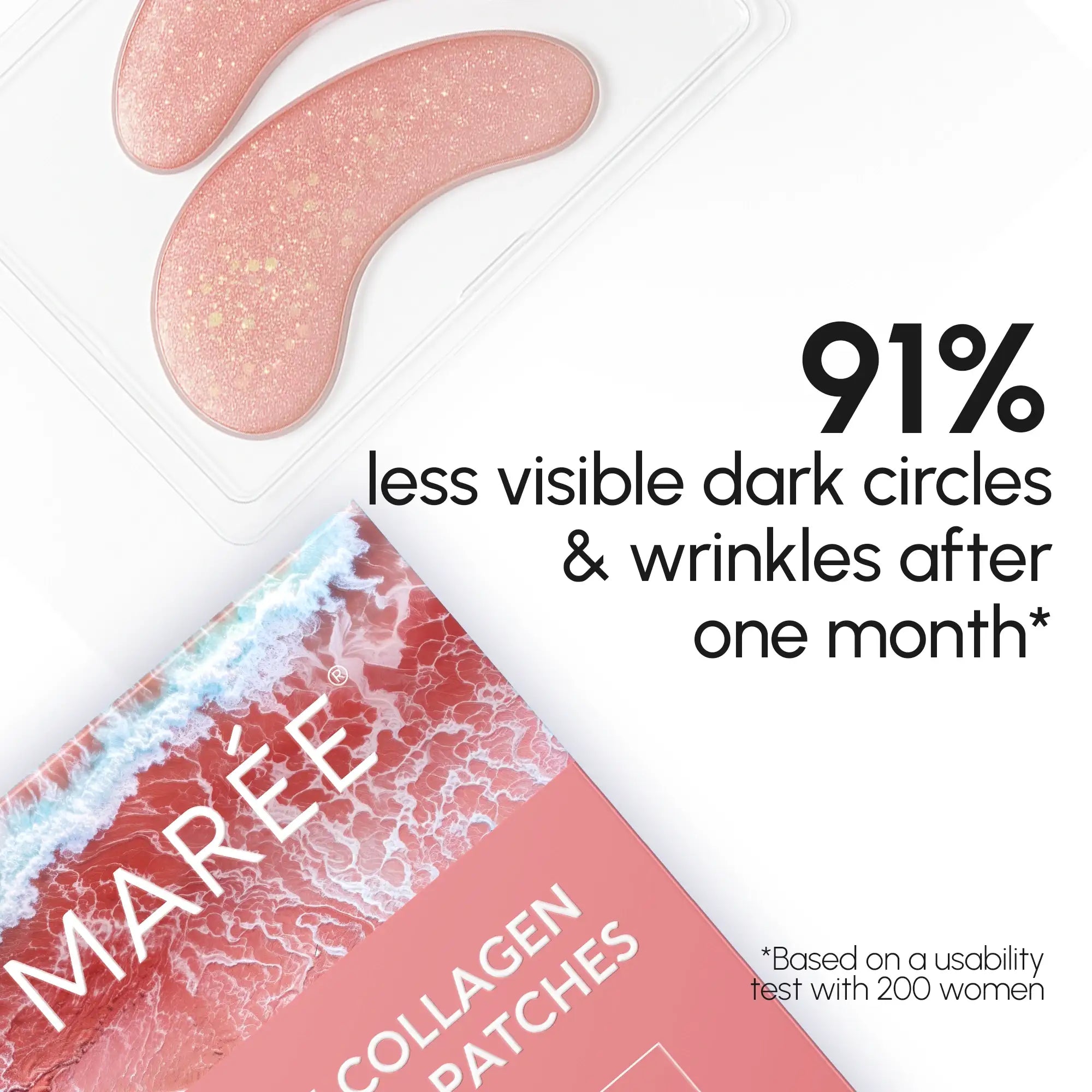 Pink Eye Patches for Puffy Eyes by Maree