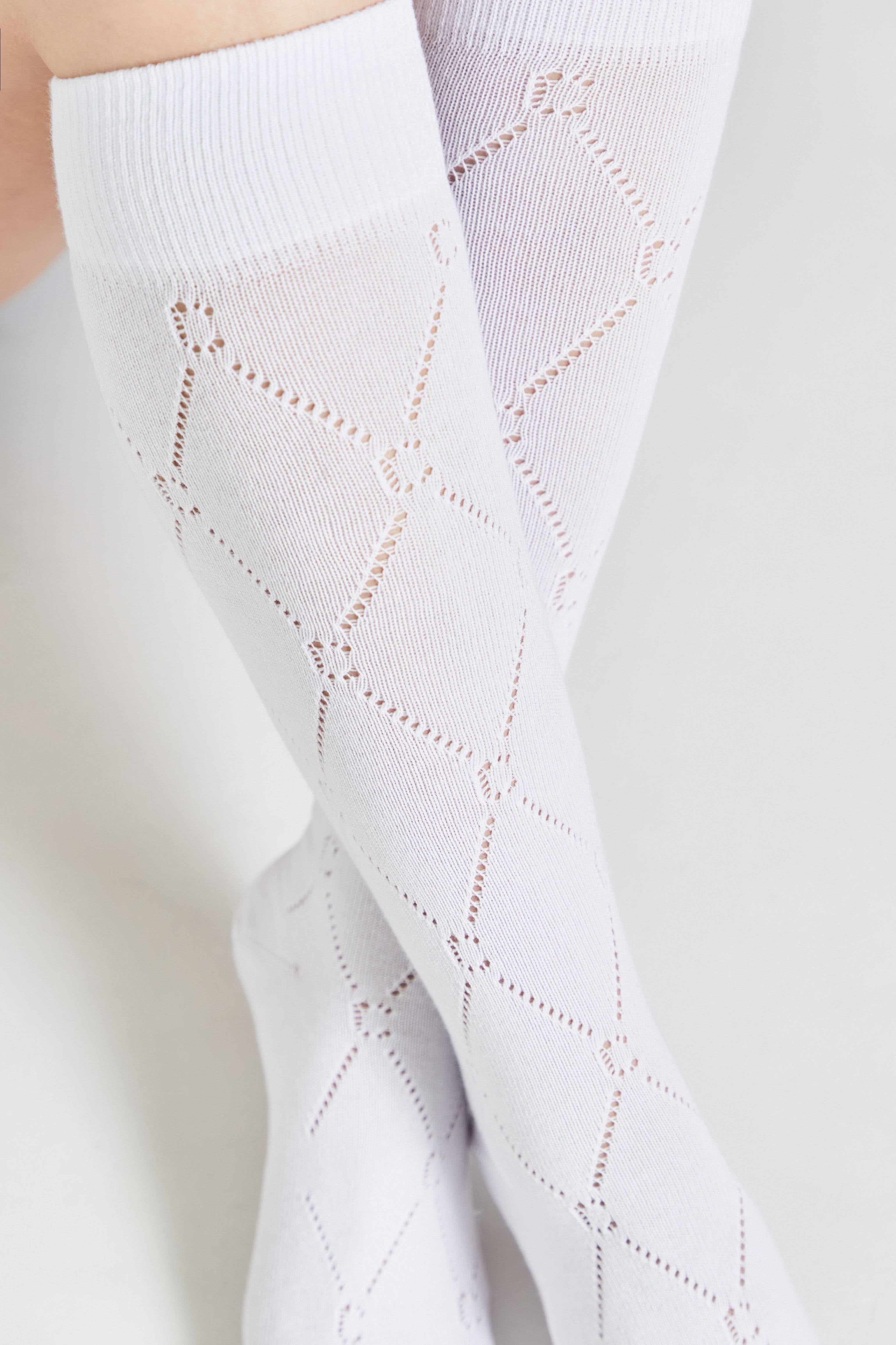 Cotton Knee Highs Conte Classic 007 DestGlow