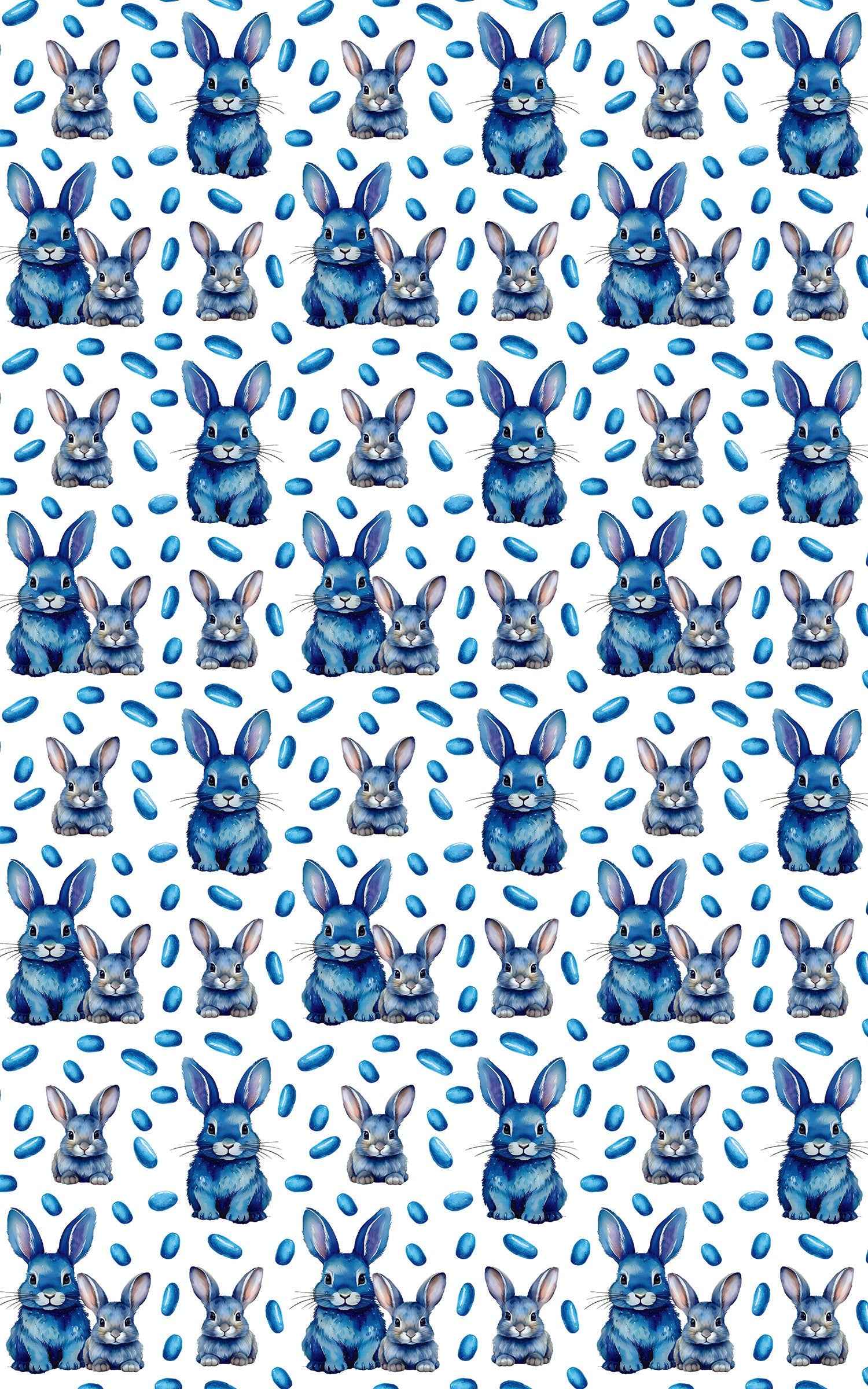 Bunnies and Beans - Blue