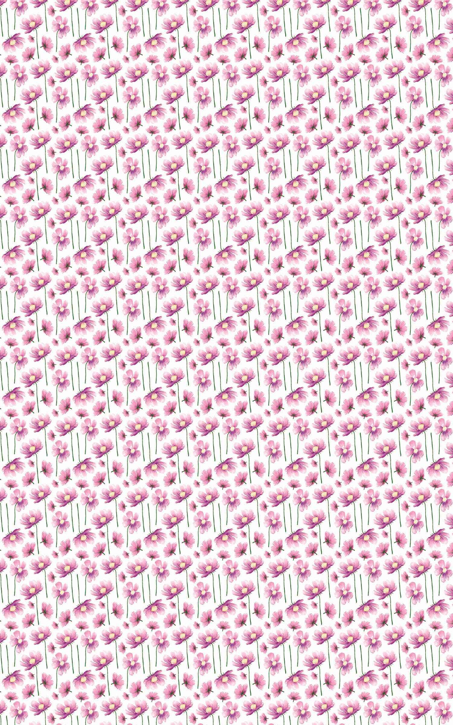 Summer Flowers White