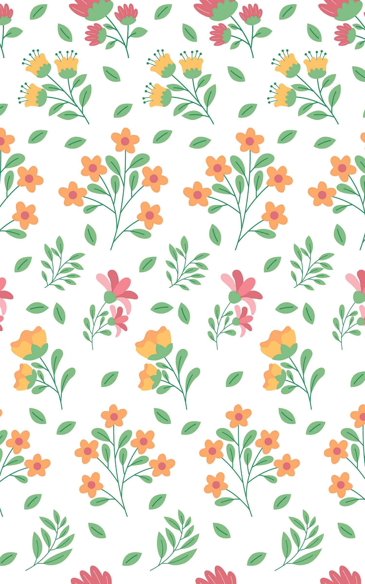 Simple Aesthetic with Red & Yellow Flowers