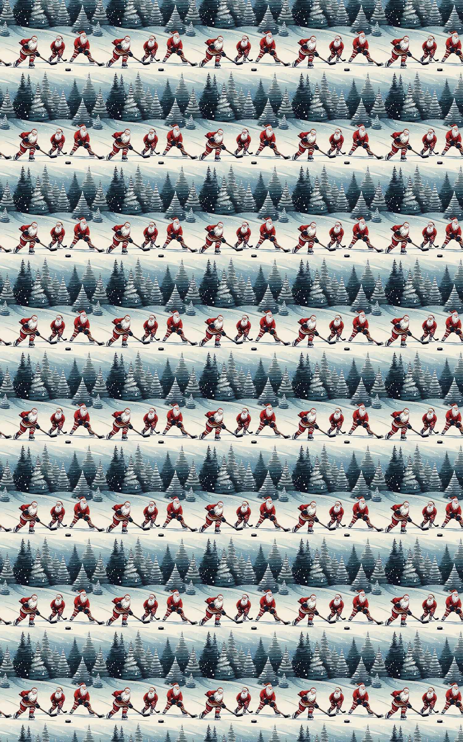 Hockey Claus in Action