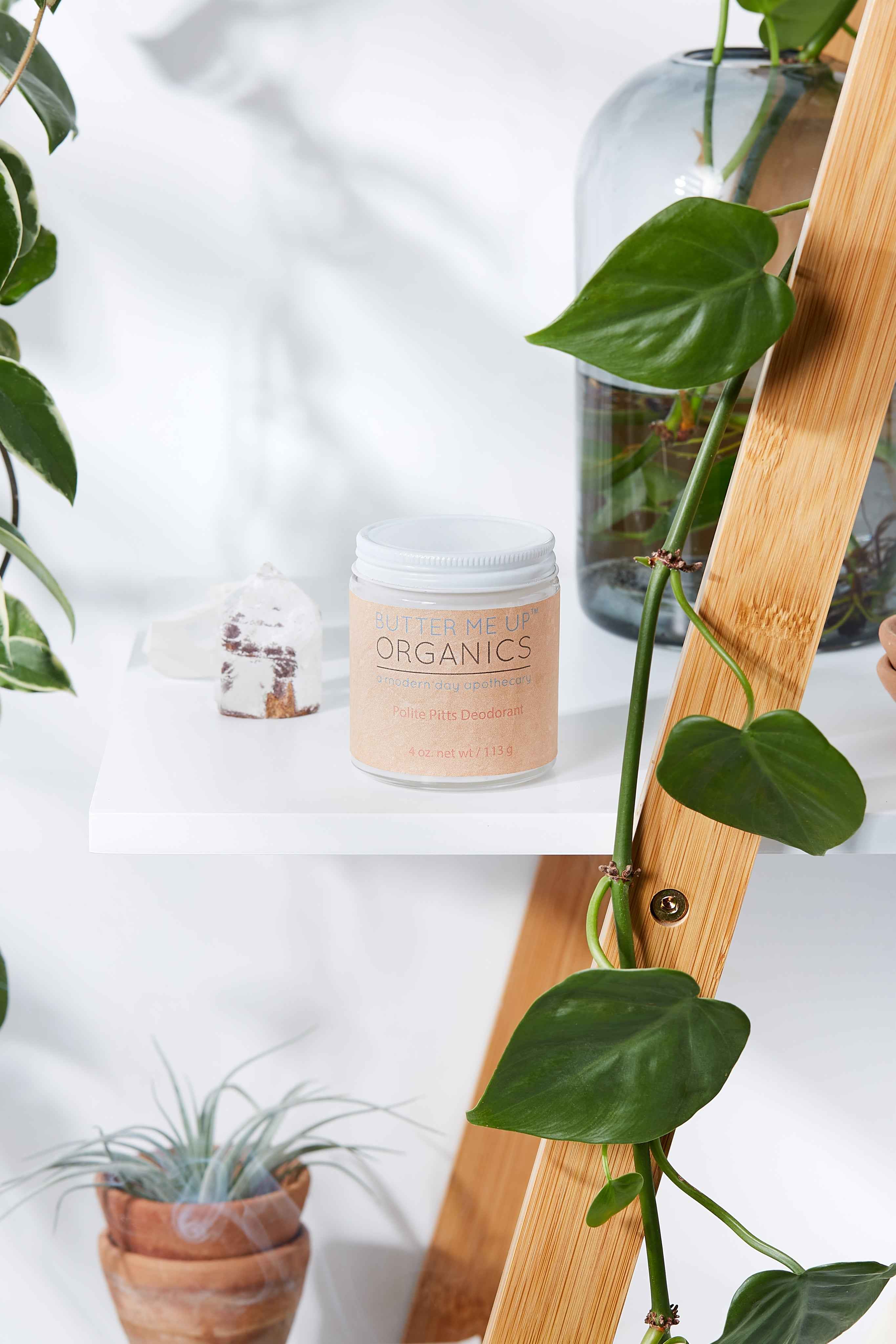 Handmade Organic Deodorant Polite Pitts by Butter Me Up Organics
