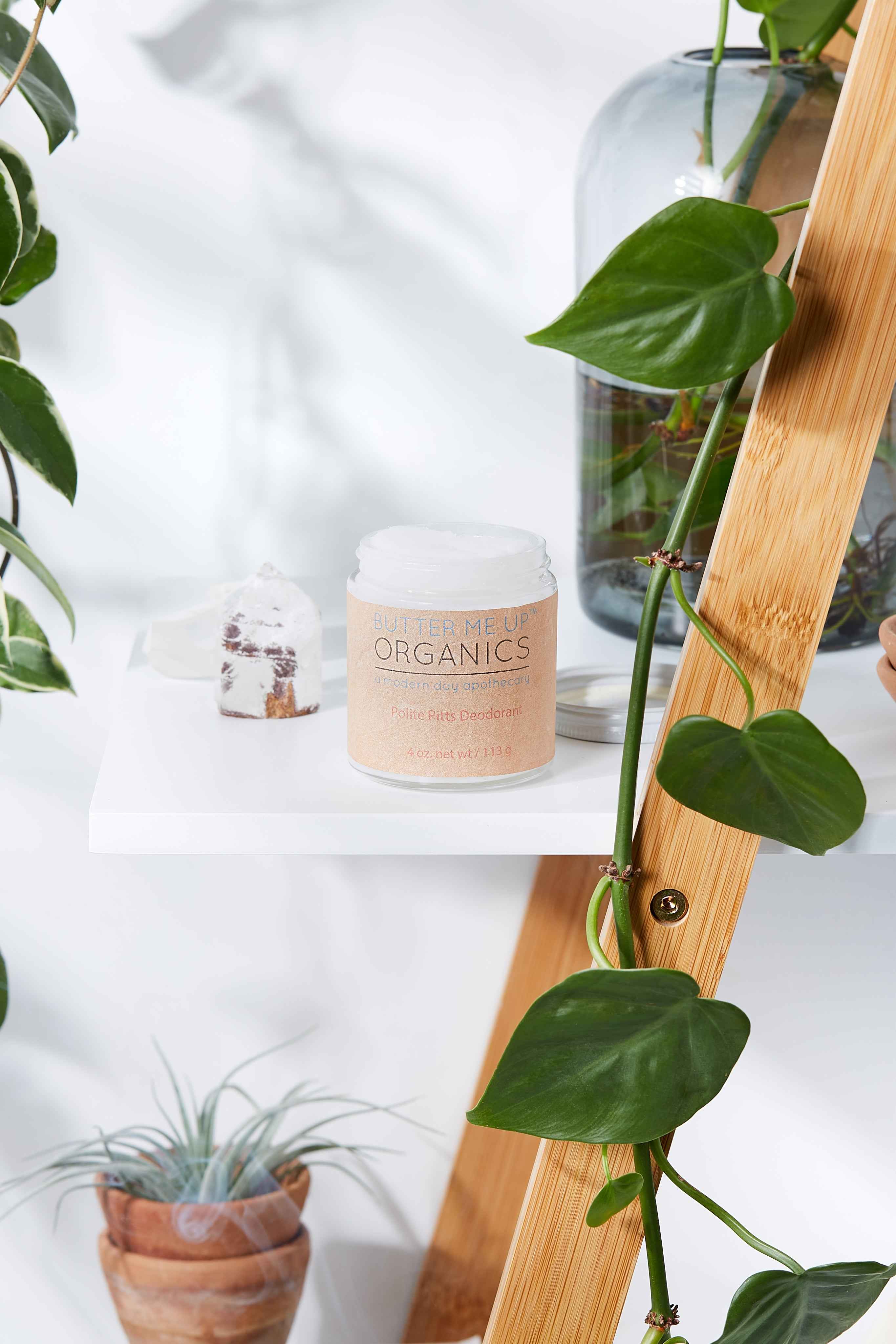 Handmade Organic Deodorant Polite Pitts by Butter Me Up Organics