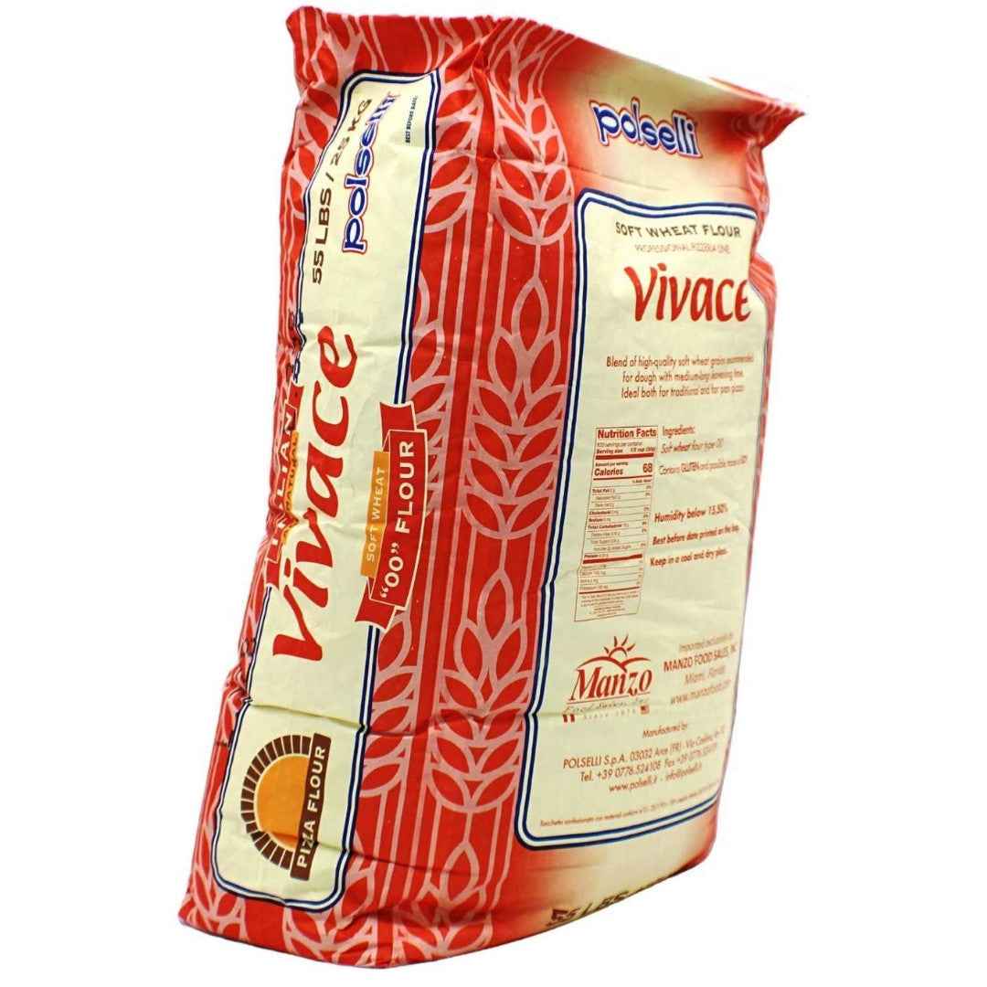 Polselli, Vivace Type 00 Pizza Flour, 55 lb (25 kg)