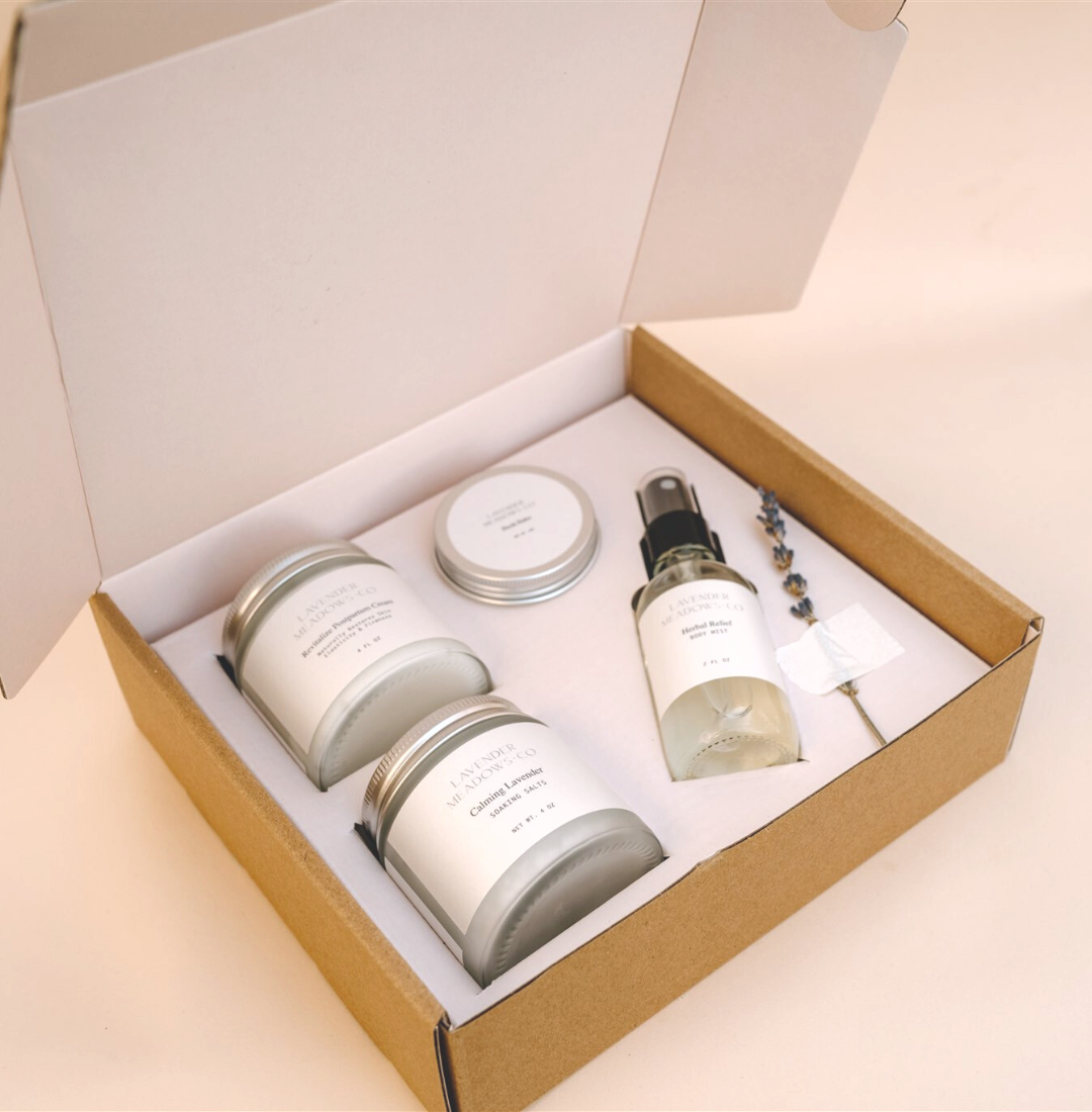 Postpartum Care Package by Lavender Meadows Co