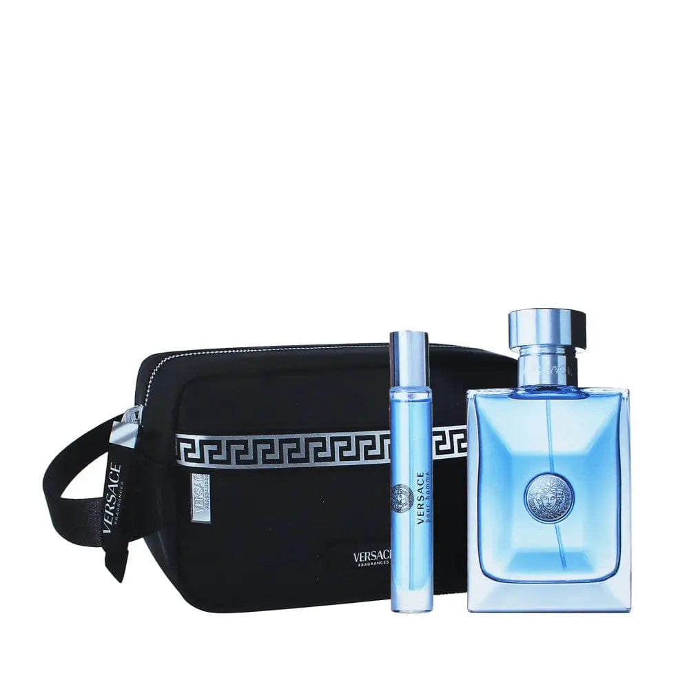 Pour Homme By Versace For Men 3Pcs Set EDT Spray - DestGlow
