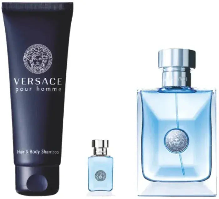 Pour Homme By Versace For Men 3Pcs Set EDT Spray by perfumesandrea