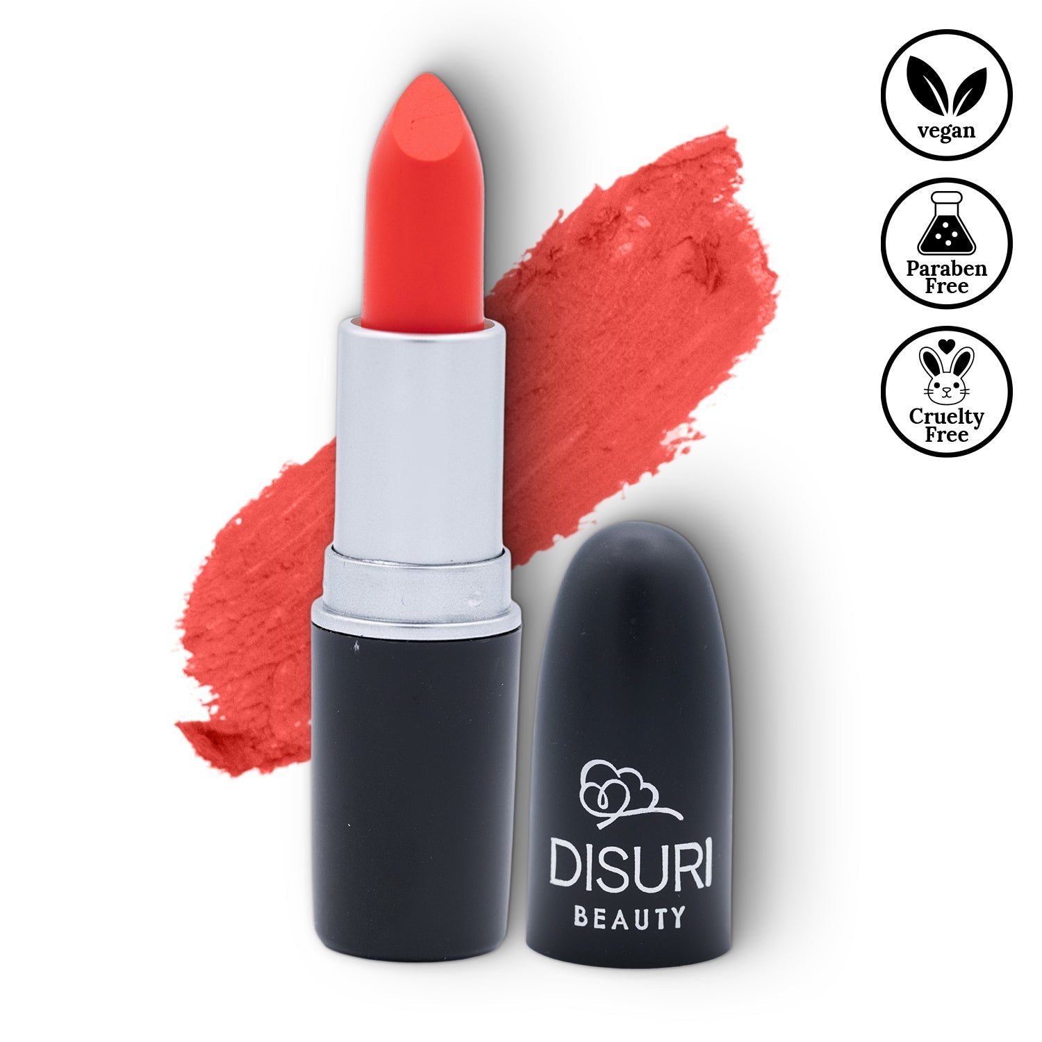 DISURI Beauty Matte Bullet Lipstick - Power Play (