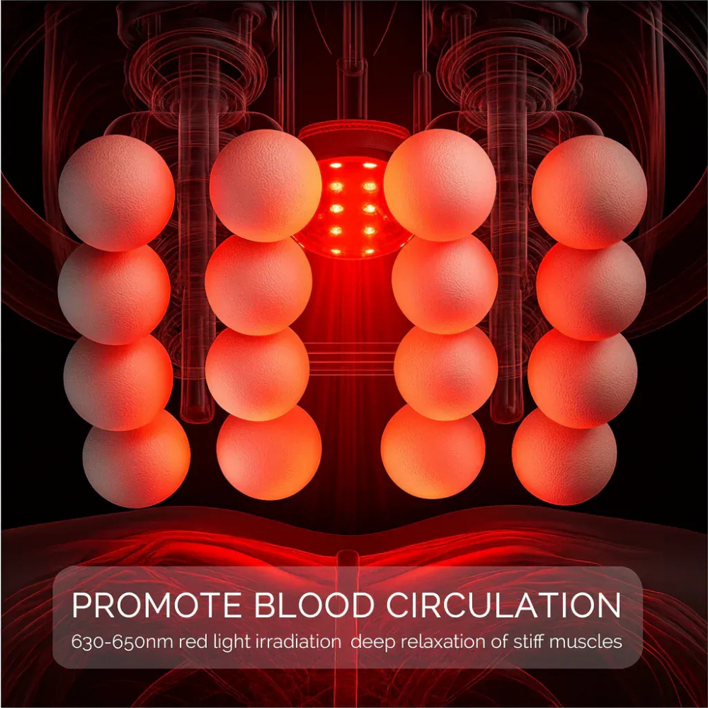 PowerRelief™ Deep Tissue Massage Gun – Percussion & Heat Therapy Device