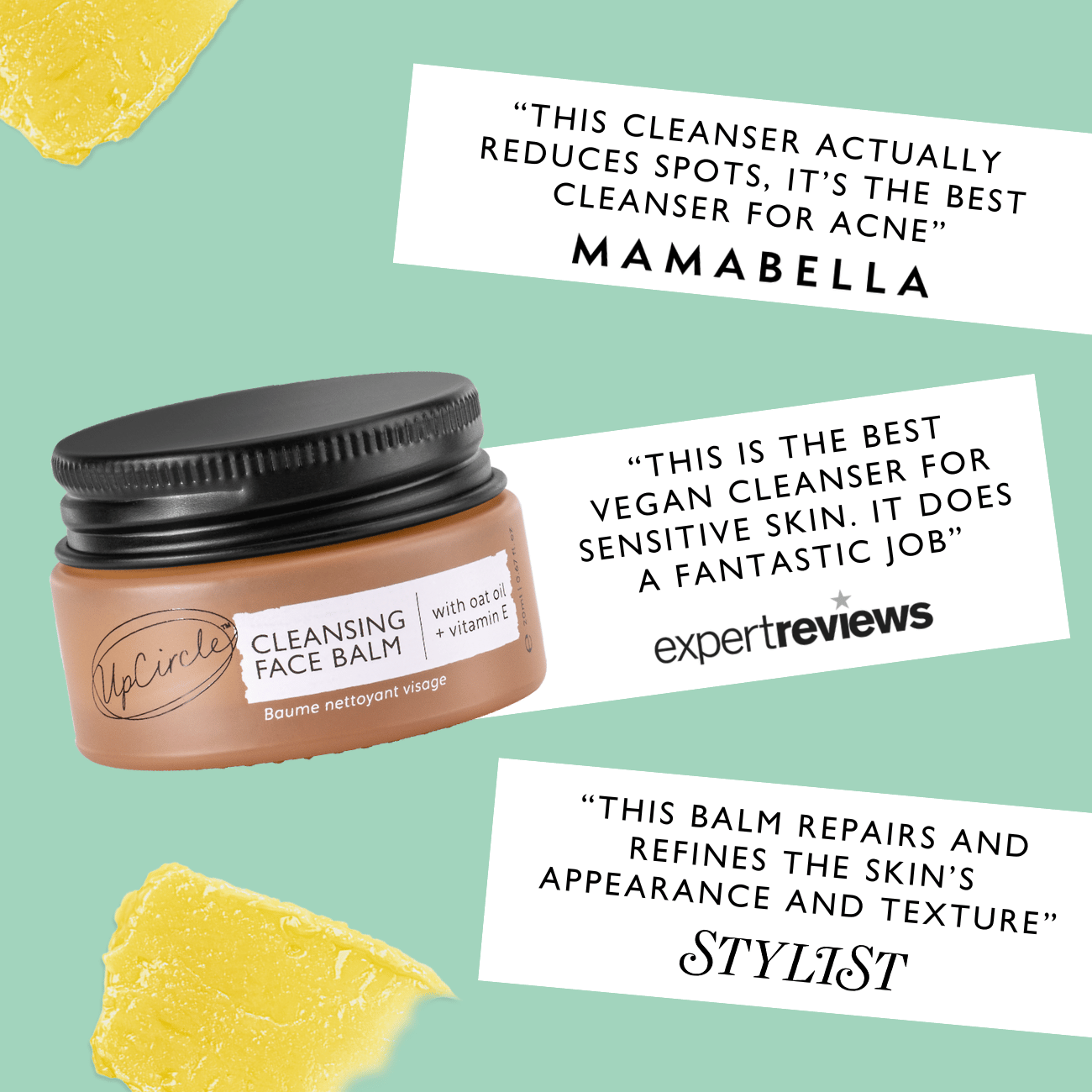 Cleansing Face Balm with Oat Oil + Vitamin E - Travel Size